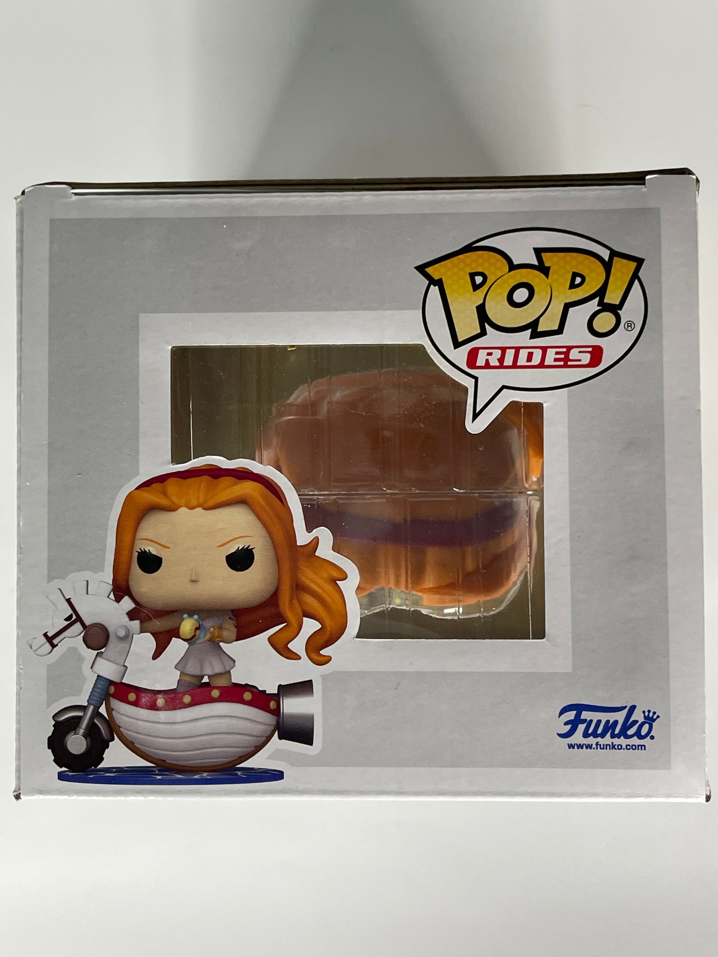 Funko Pop! Rides One Piece Nami with White Hobby Horse #128 - Signed - JSA