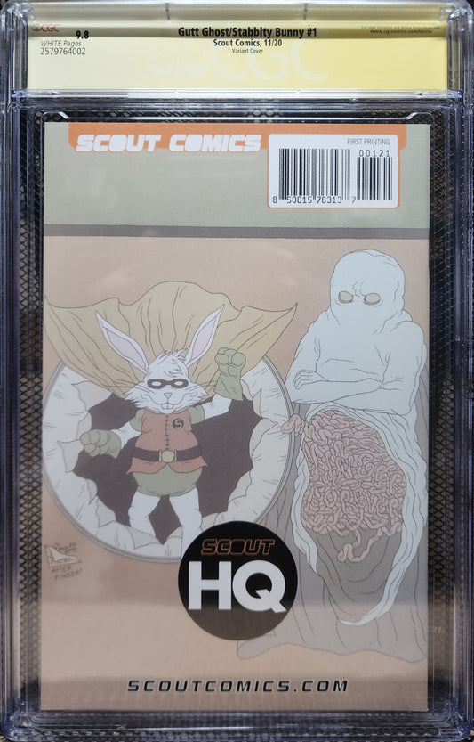 GUTT GHOST/STABBITY BUNNY #1 CGC 9.8 SIGNATURE SERIES