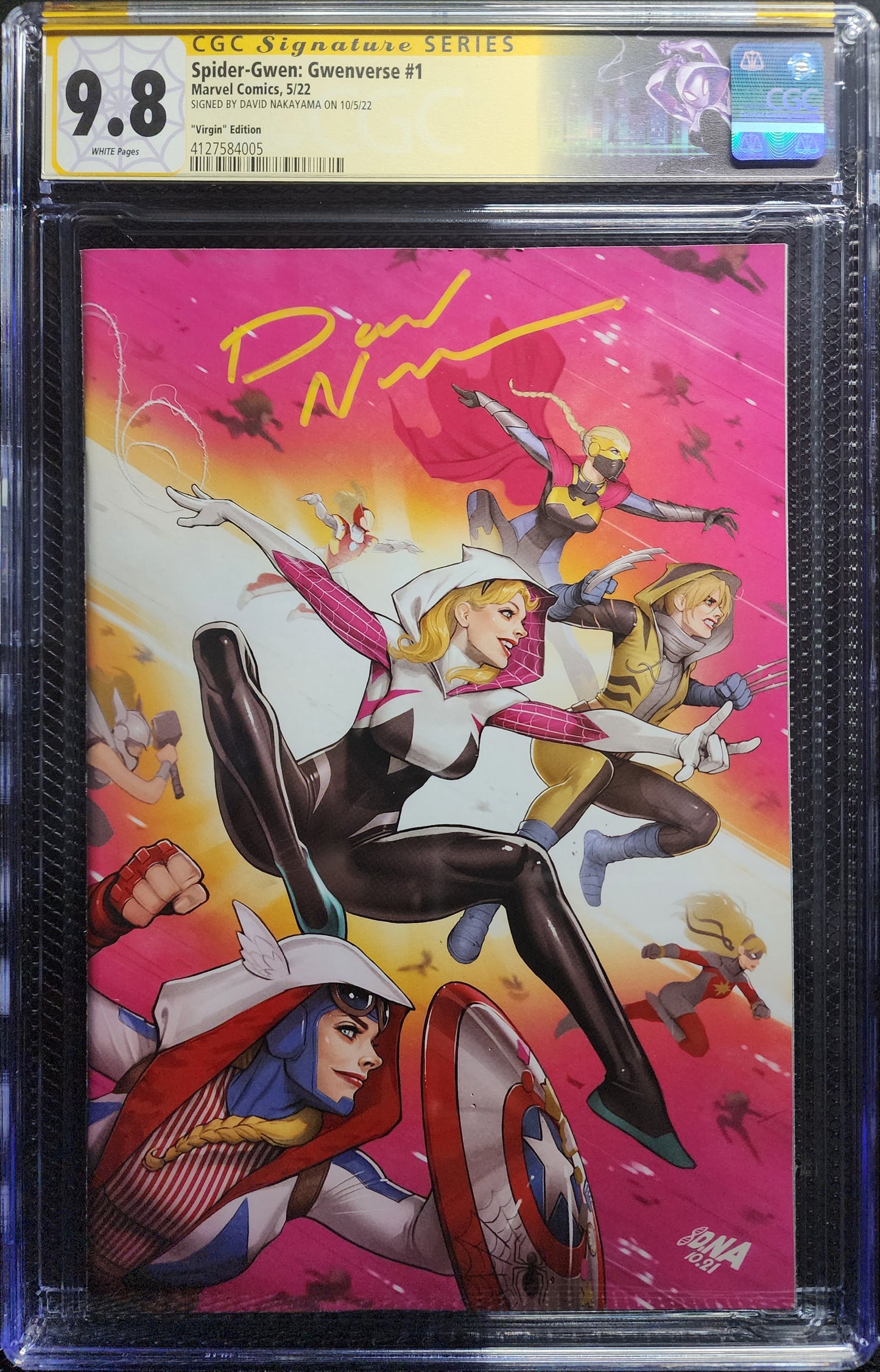 Spider-Gwen: Gwenverse #1 CGC 9.8 Signature Series (2022)