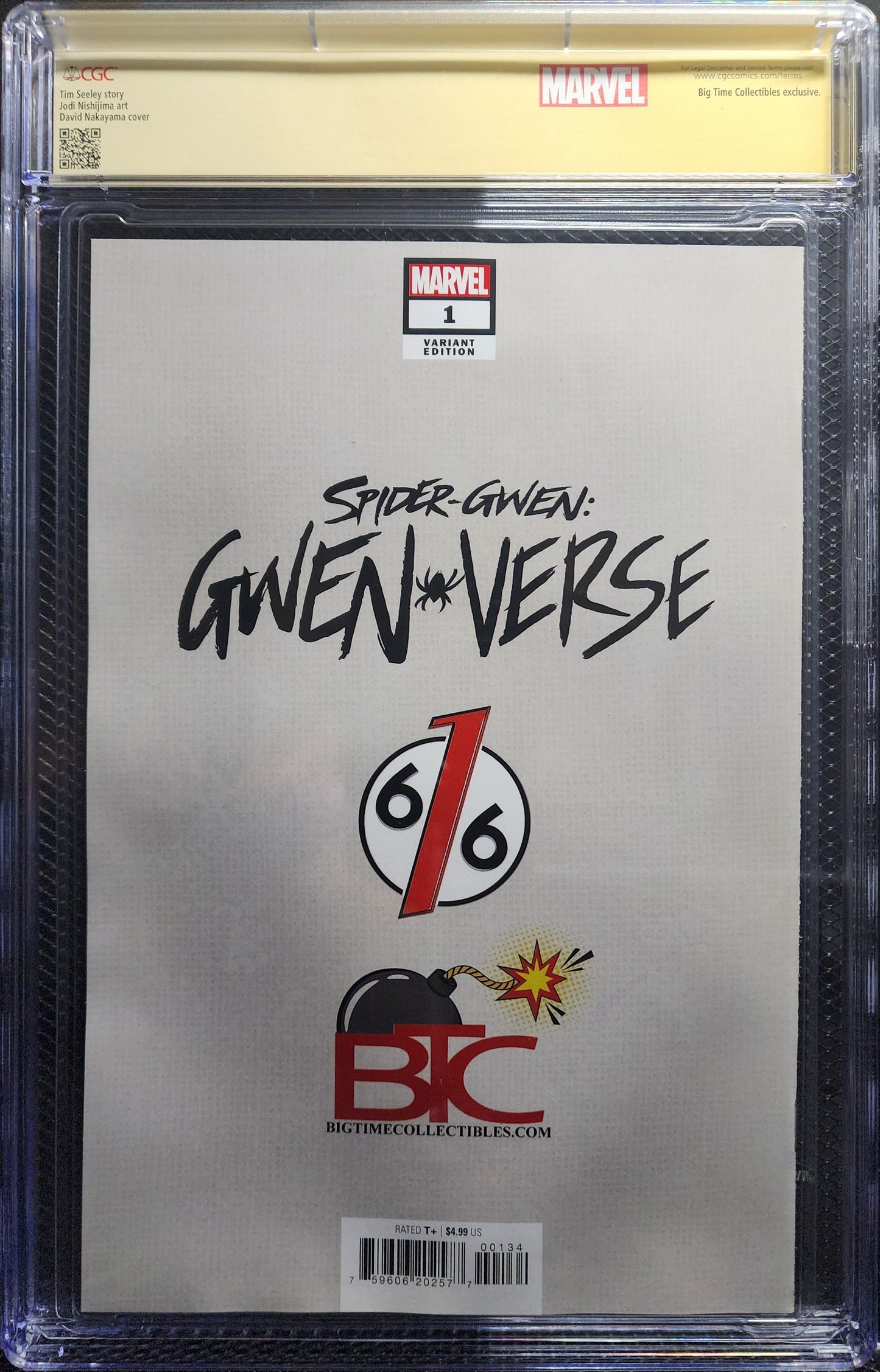 Spider-Gwen: Gwenverse #1 CGC 9.8 Signature Series (2022)