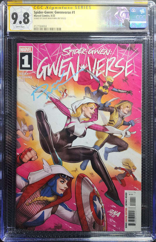 Spider-Gwen: Gwenverse #1 CGC 9.8 Signature Series (2022)