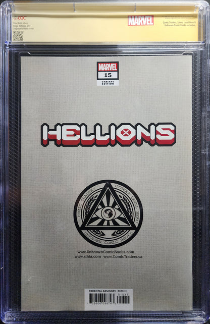 Hellions #15 CGC 9.8 Signature Series (2021)