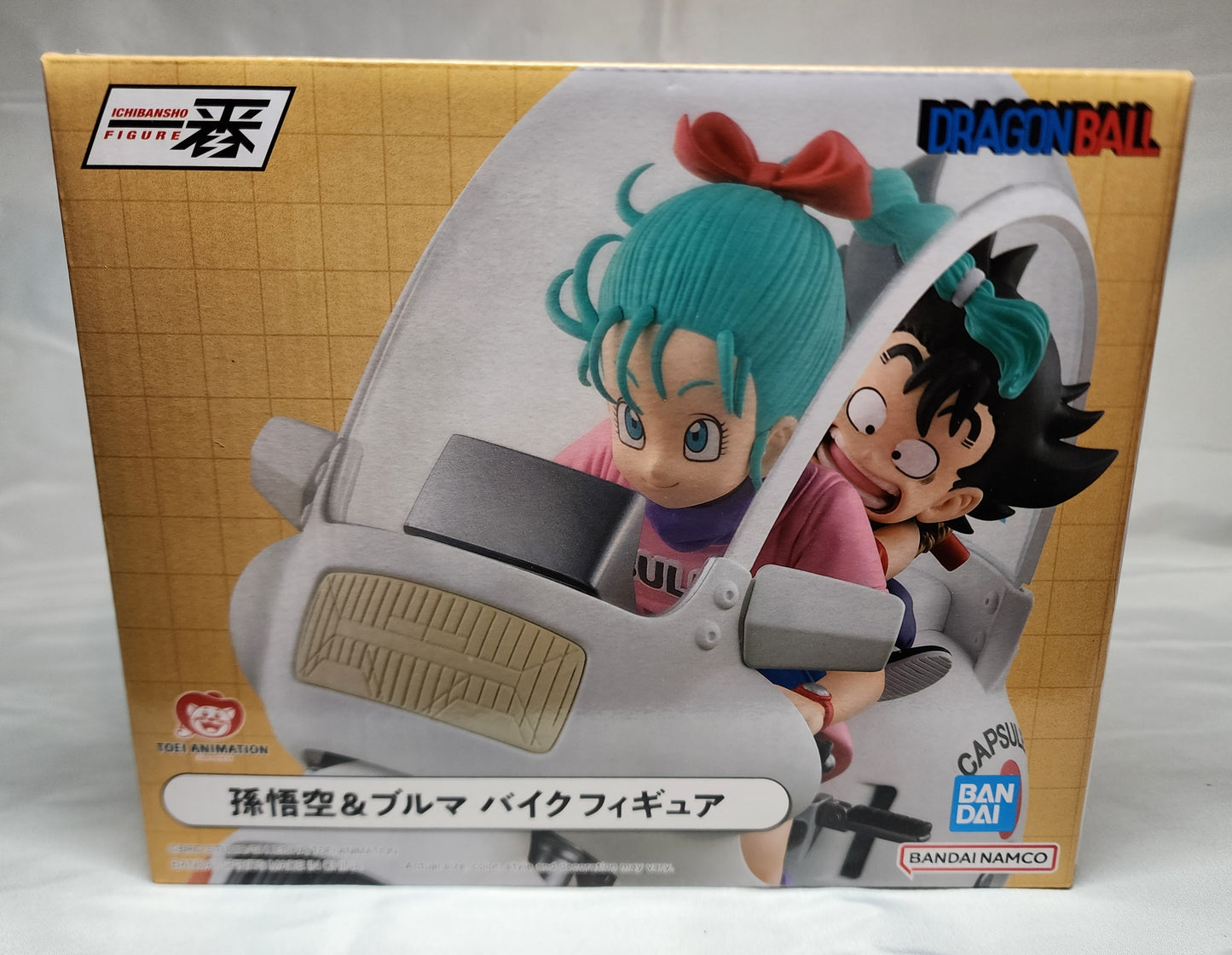 DRAGON BALL FANTASTIC ADVENTURE SON GOKU & BULMA ICHIBAN FIGURE