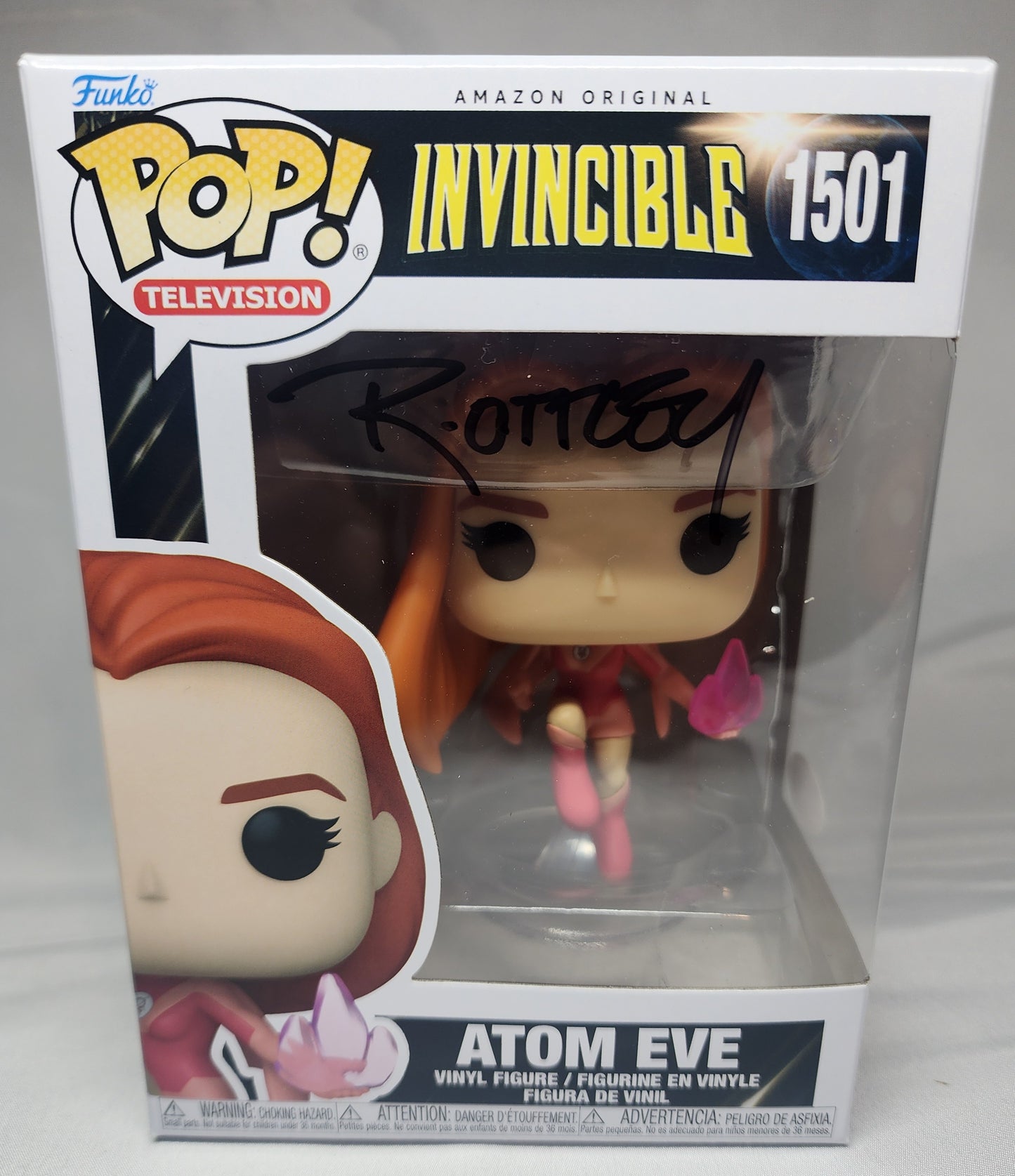 Pop Television Invincible Atom Eve #1501 Signed