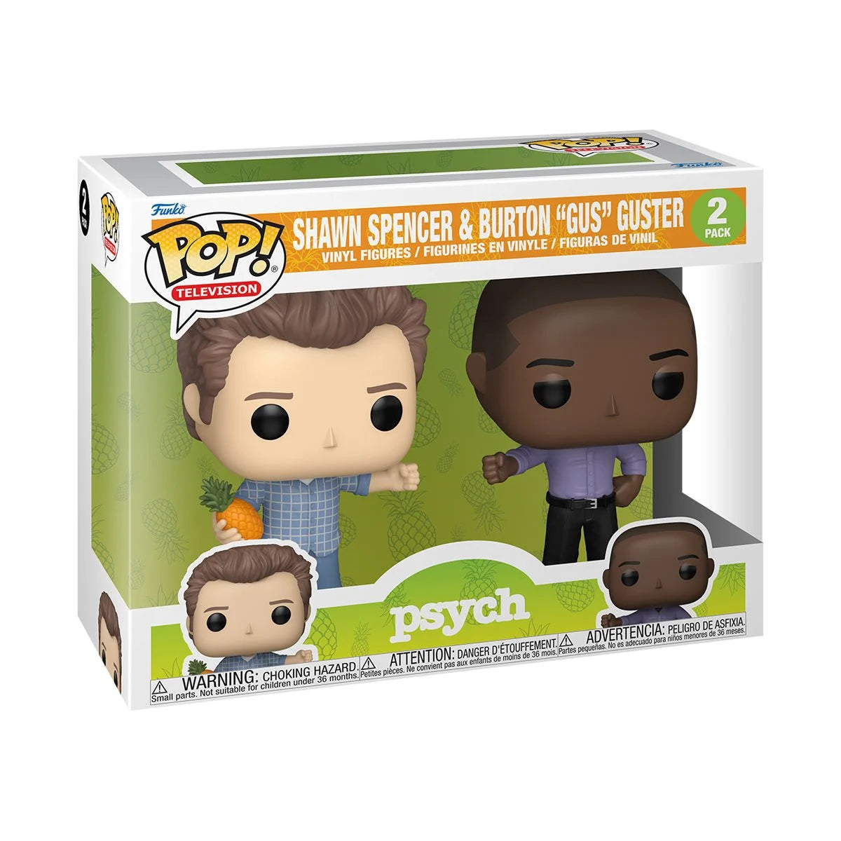 Psych Shawn Spencer & Burton Gus Guster Funko Pop! Vinyl Figure 2-Pack