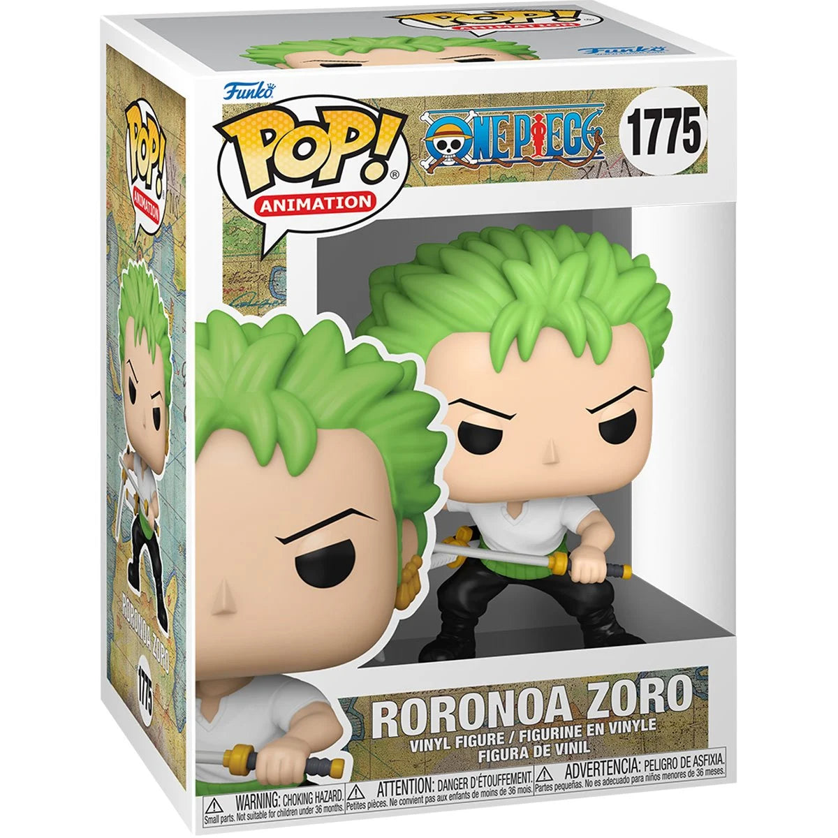 Pop One Piece Roronoa Zoro with Swords (2024) Funko Pop! Vinyl Figure #1775