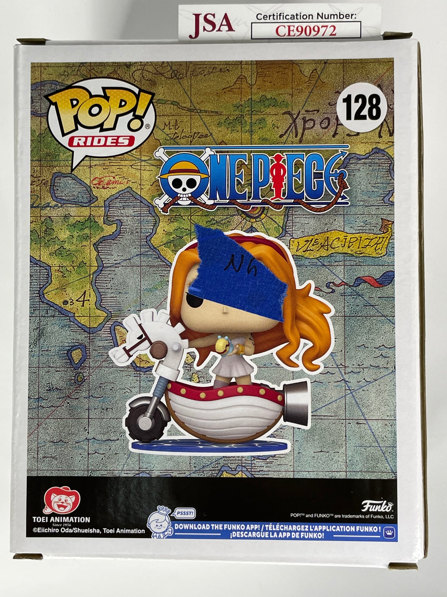 Funko Pop One Piece Nami with Hobby Horse Signed JSA