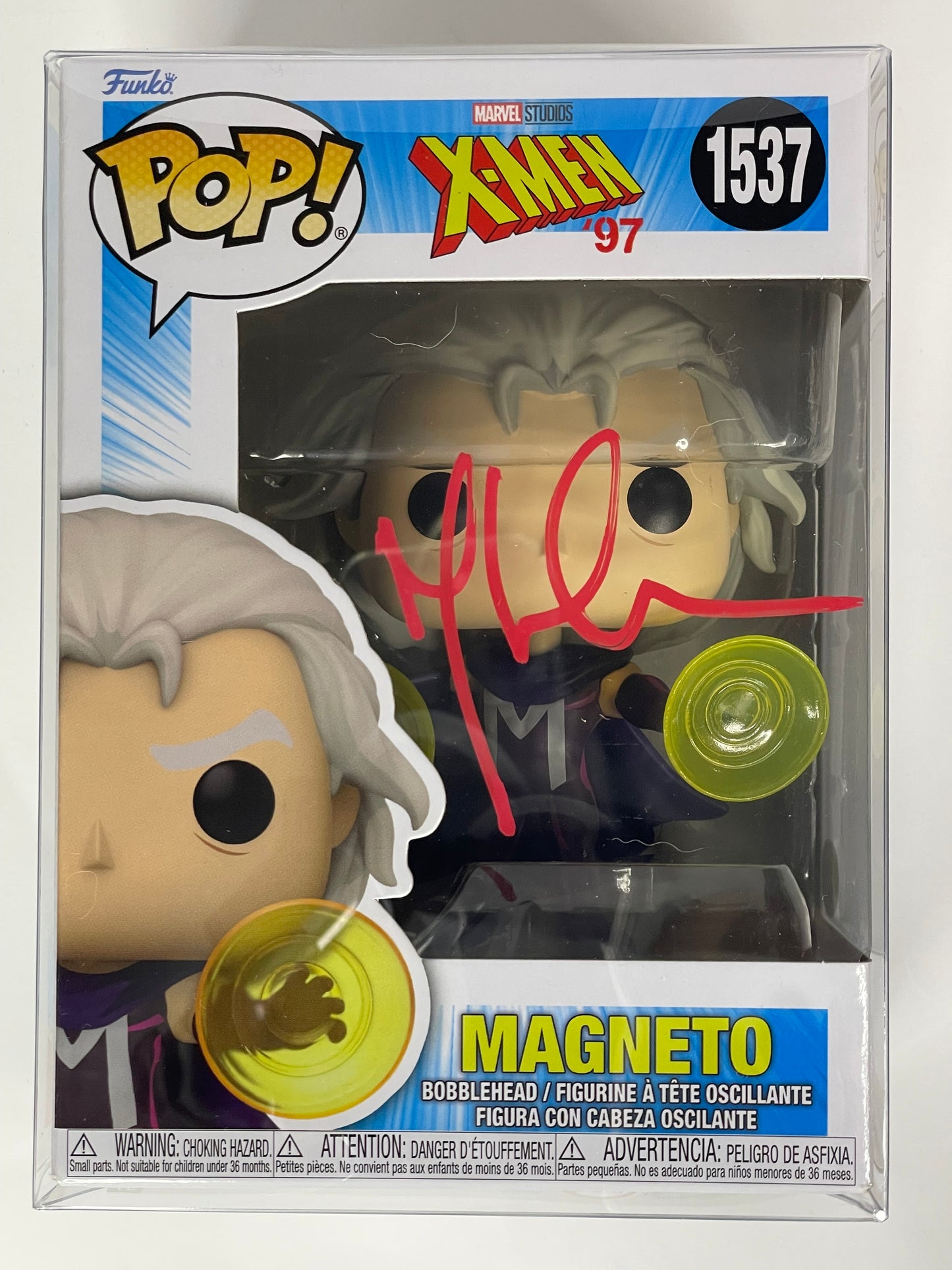 Magneto Funko Pop X-Men 97’ Signed by Matthew Waterson - JSA