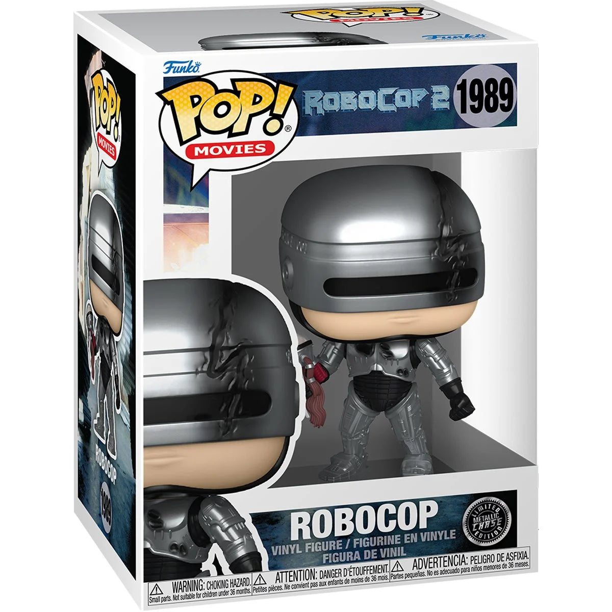 (PRE-ORDER) RoboCop 2 Metallic Funko Pop! Vinyl Figure #1989 (Chance at Chase)