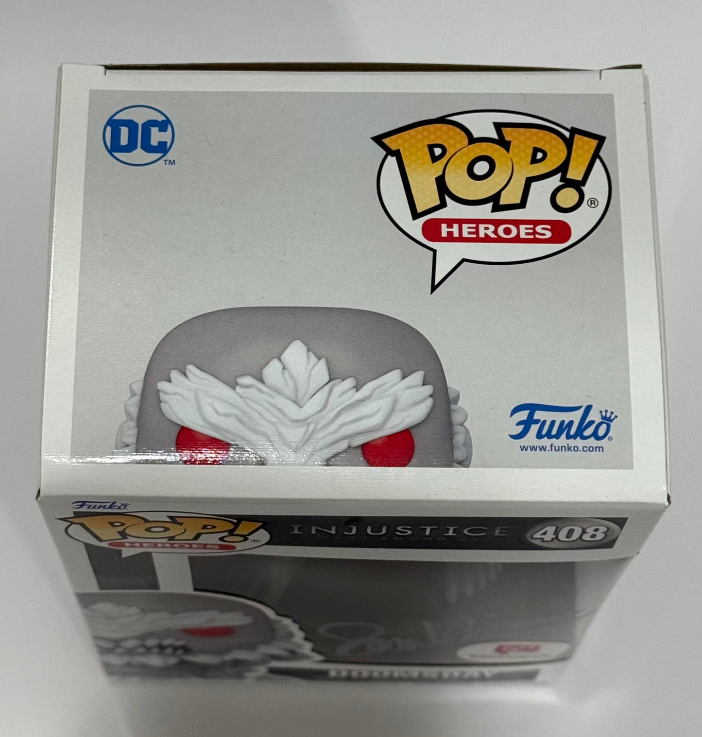 Pop Heroes Injustice Gods Among Us Doomsday #408 Signed by Sam Witwer