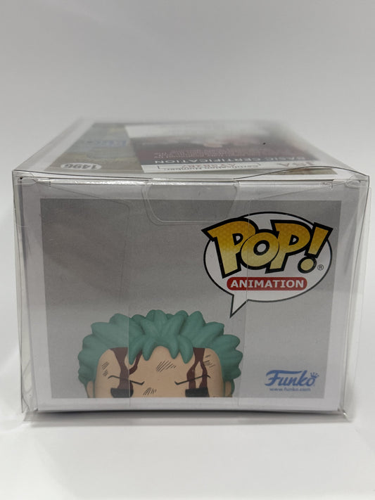 Funko Pop! Animation #1496 Roronoa Zoro Hot Topic Exclusive - Signed