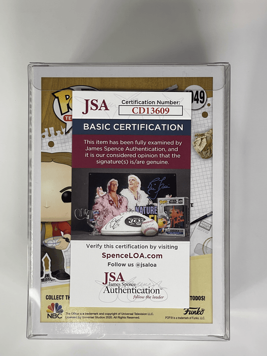 Pop! Television The Office Dwight Schrute As Pam Beesly #1049 Signed by Rainn Wilson