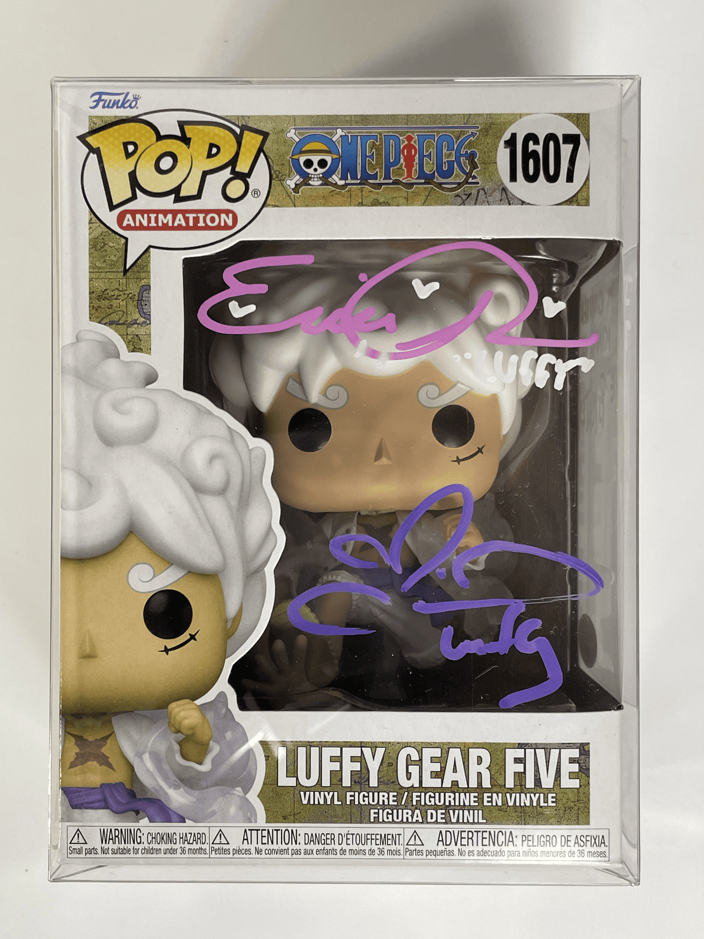 Pop! Animation One Piece Luffy Gear Five #1607 Signed