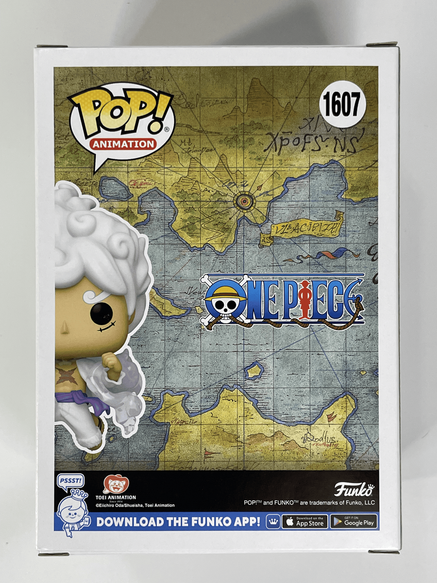 Pop! Animation One Piece Luffy Gear Five Chase Glow In The Dark #1607 Signed by Erica Schroeder & Colleen Clickenbeard
