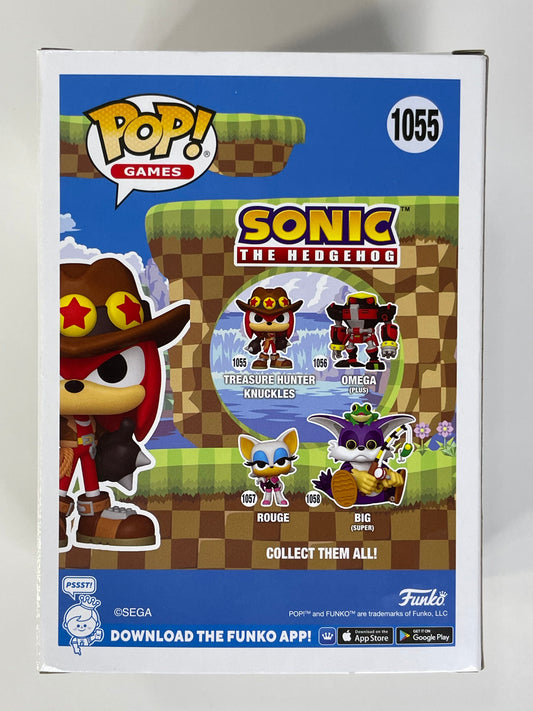 Pop Games Sonic The Hedgehog Treasure Hunter Knuckles #1055 Signed by Dan Green & Brian Drummond