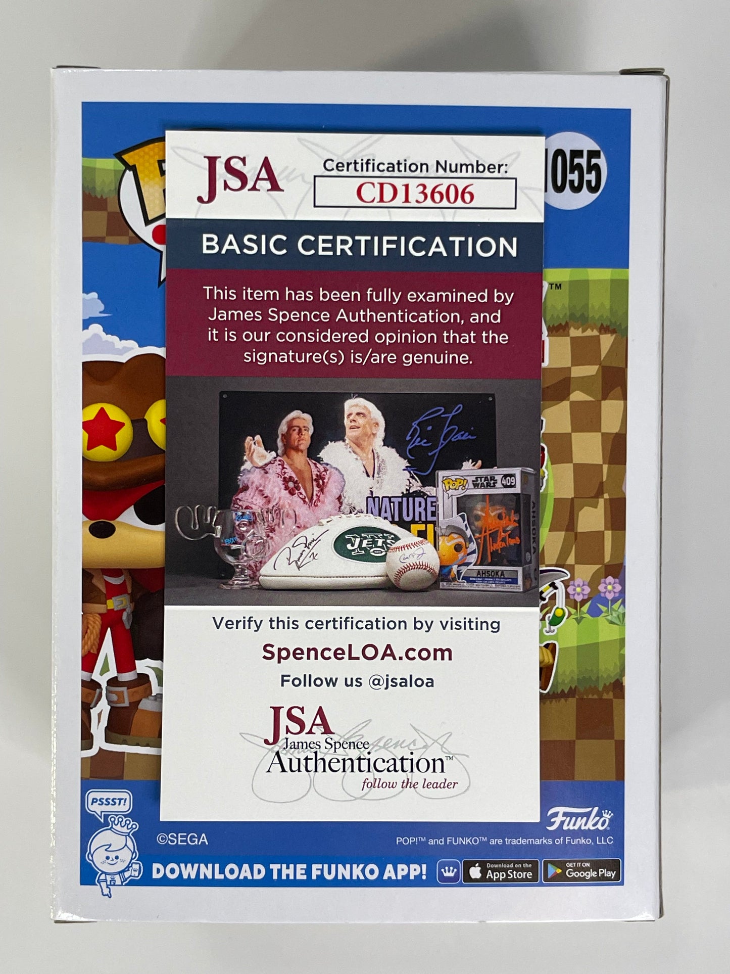 Pop Games Sonic The Hedgehog Treasure Hunter Knuckles #1055 Signed by Dan Green & Brian Drummond