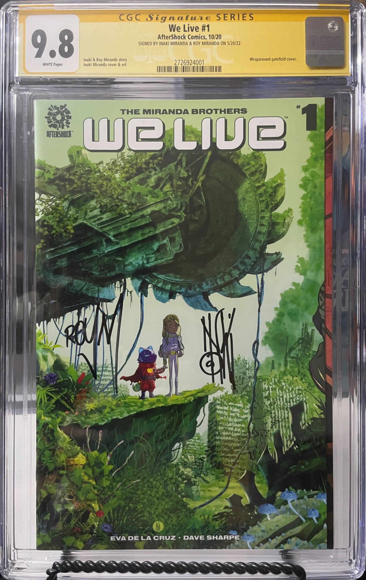 WE LIVE #1 CGC 9.8 SIGNATURE SERIES