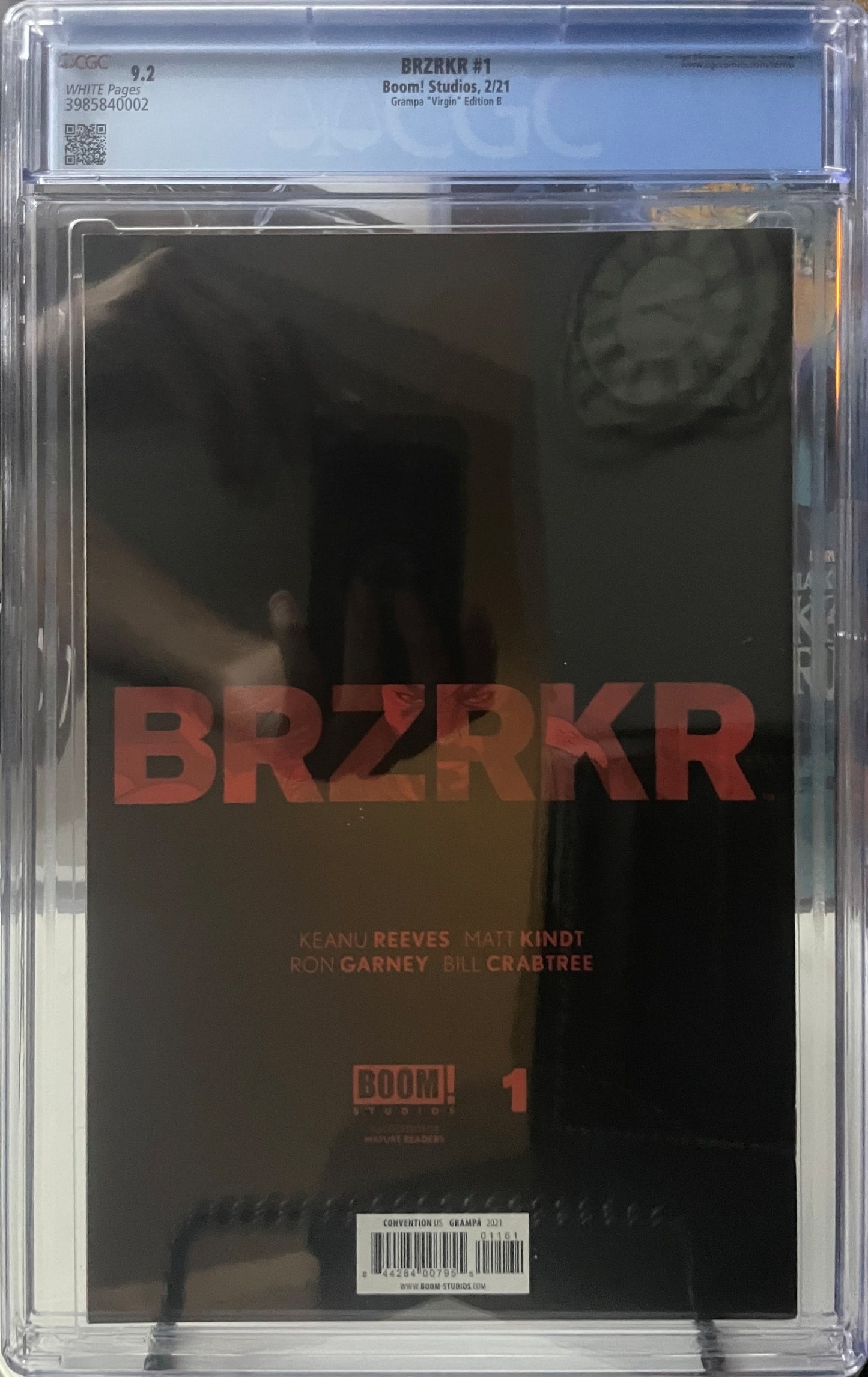 BRZRKR #1 CGC 9.2 (2021)