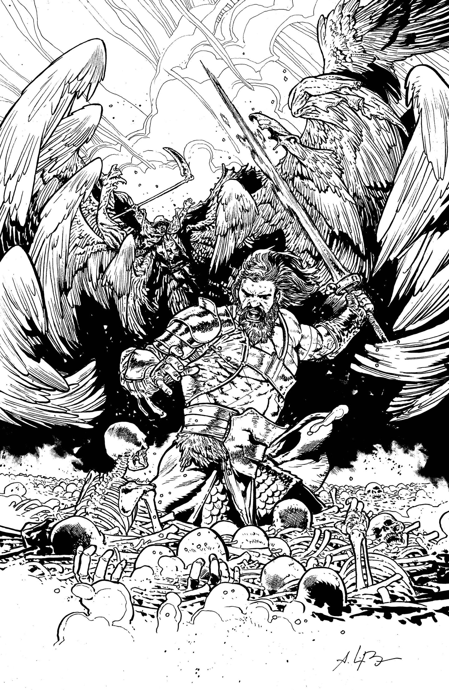 SKYBOUND X #2 CVR D 1:10 B&W BRESSAN