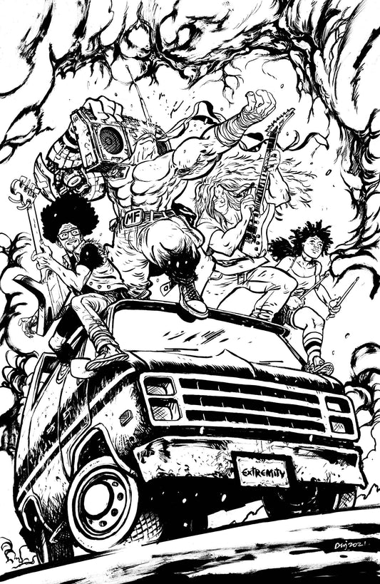 SKYBOUND X #3 CVR G 1:10 B&W JOHNSON