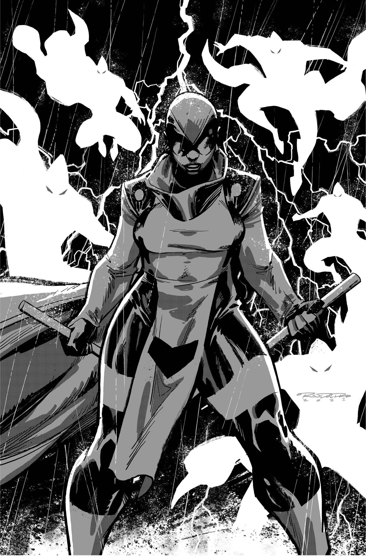 SKYBOUND X #4 CVR D 1:10 B&W RANDOLPH