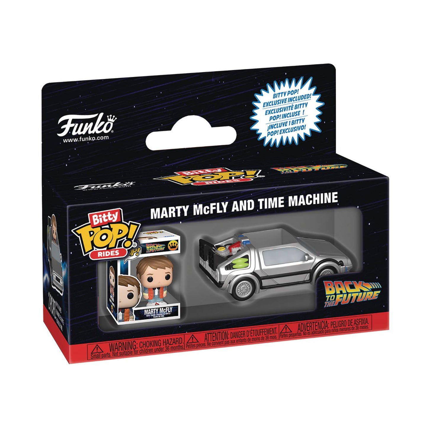 (PRE-ORDER) BITTY POP RIDE BACK TO THE FUTURE TIME MACHINE FIG