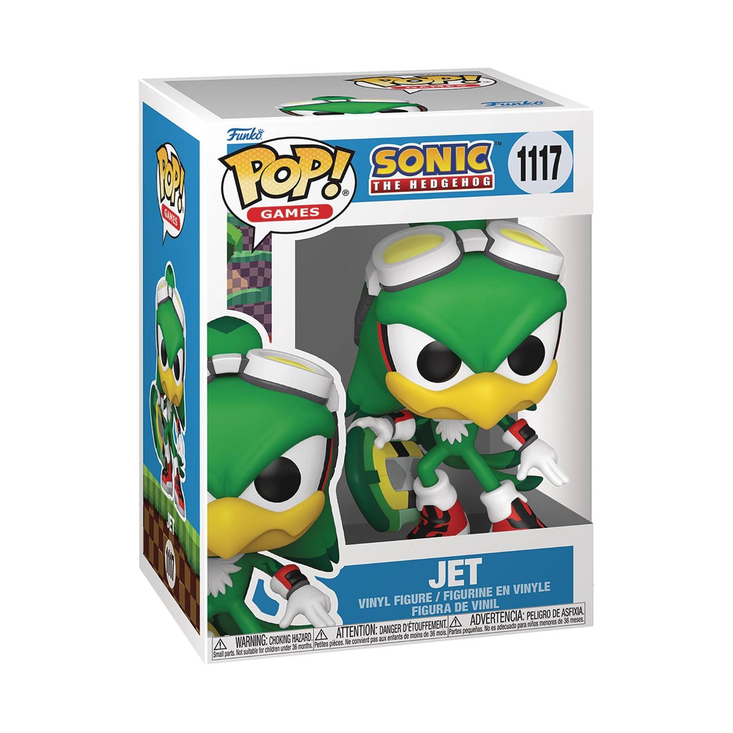 POP GAMES SONIC JET THE HAWK WITH BOARD #1117