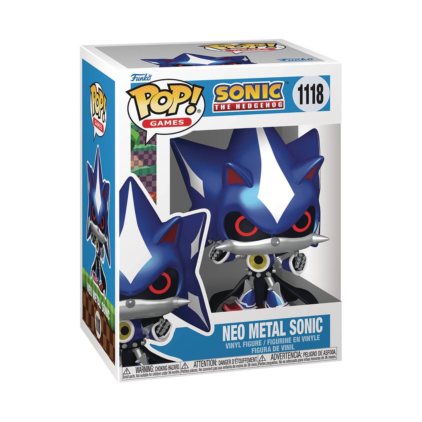 POP GAMES SONIC NEO METAL SONIC METALLIC #1118
