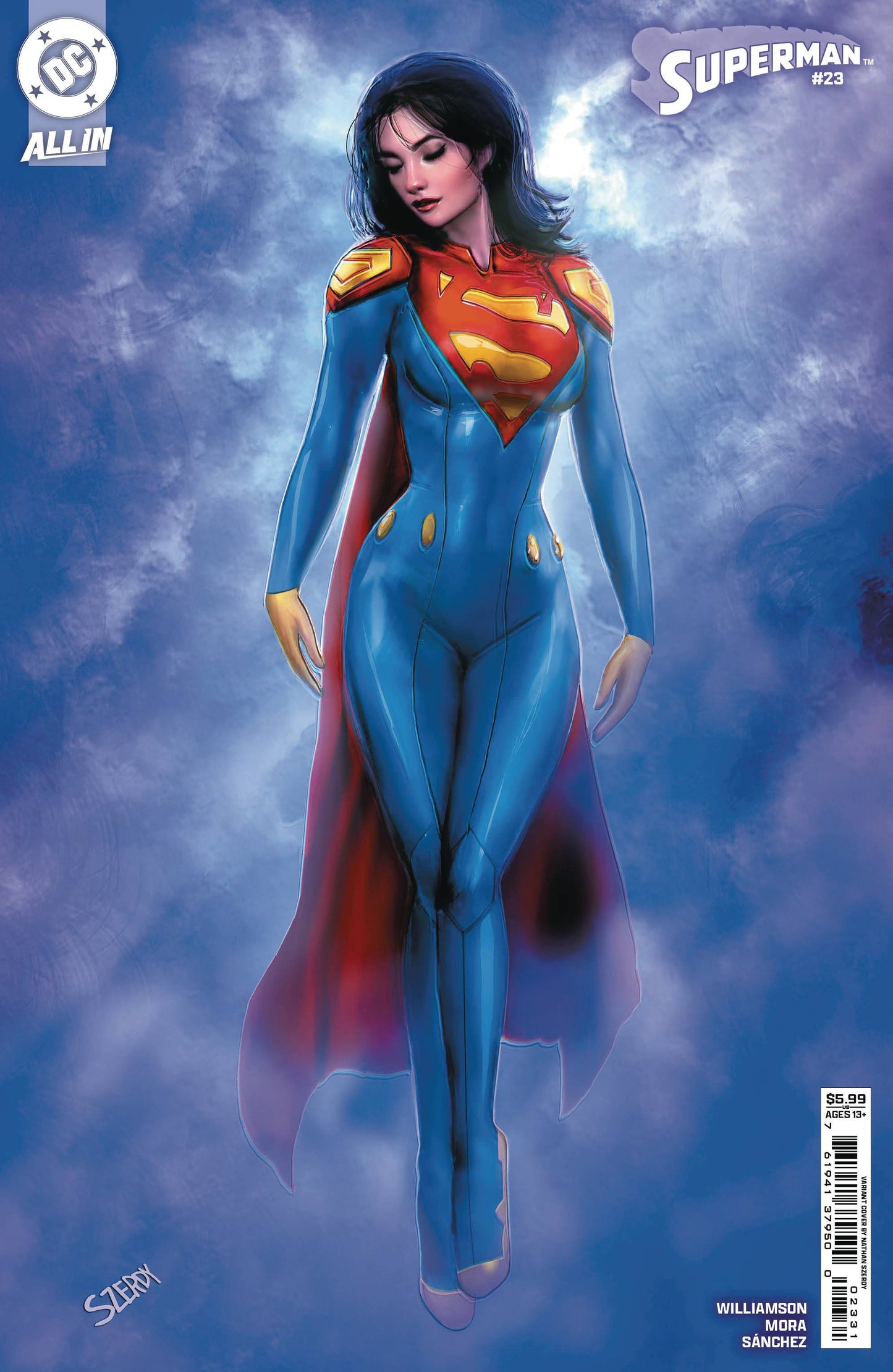 SUPERMAN #23 CVR B NATHAN SZERDY