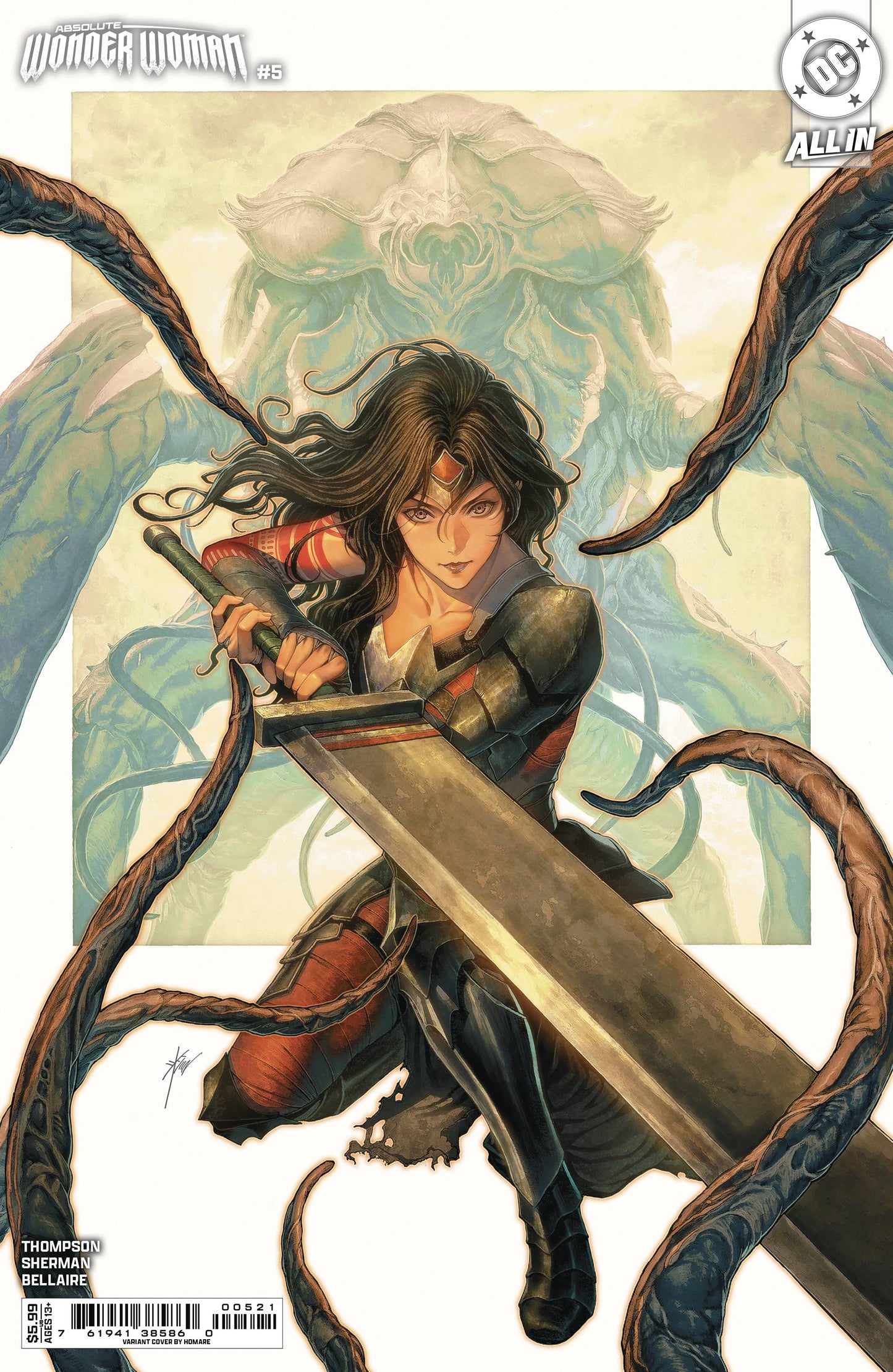 ABSOLUTE WONDER WOMAN #5 CVR B HOMARE