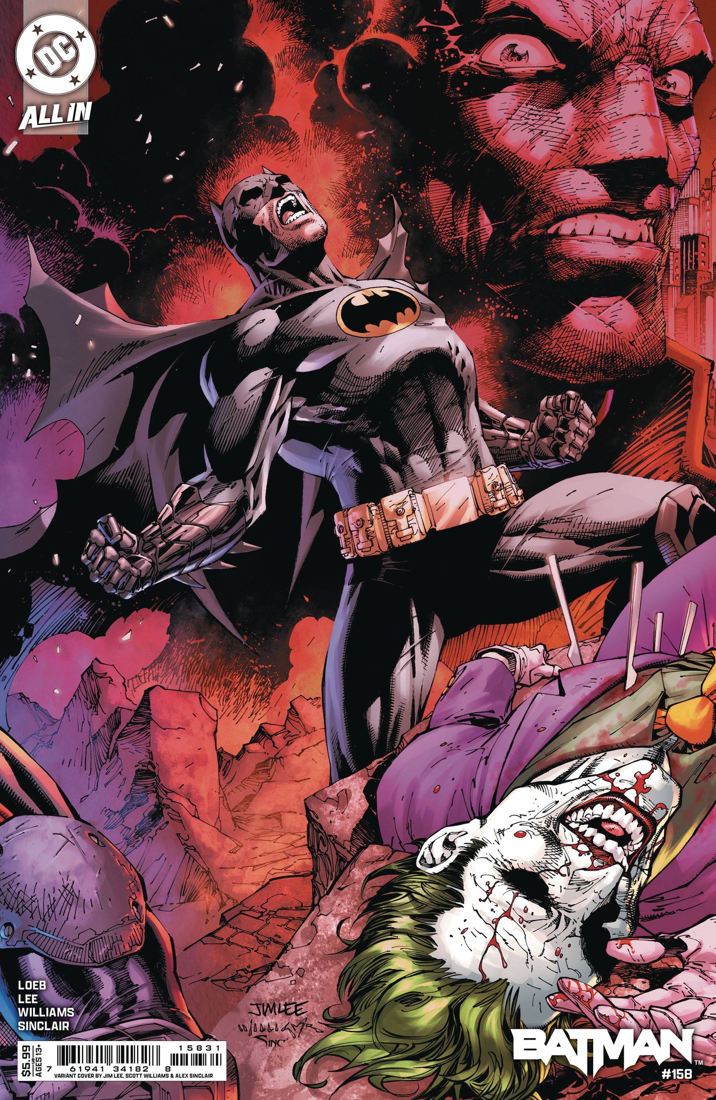 BATMAN #158 CVR C JIM LEE CONNECTING 2 OF 2