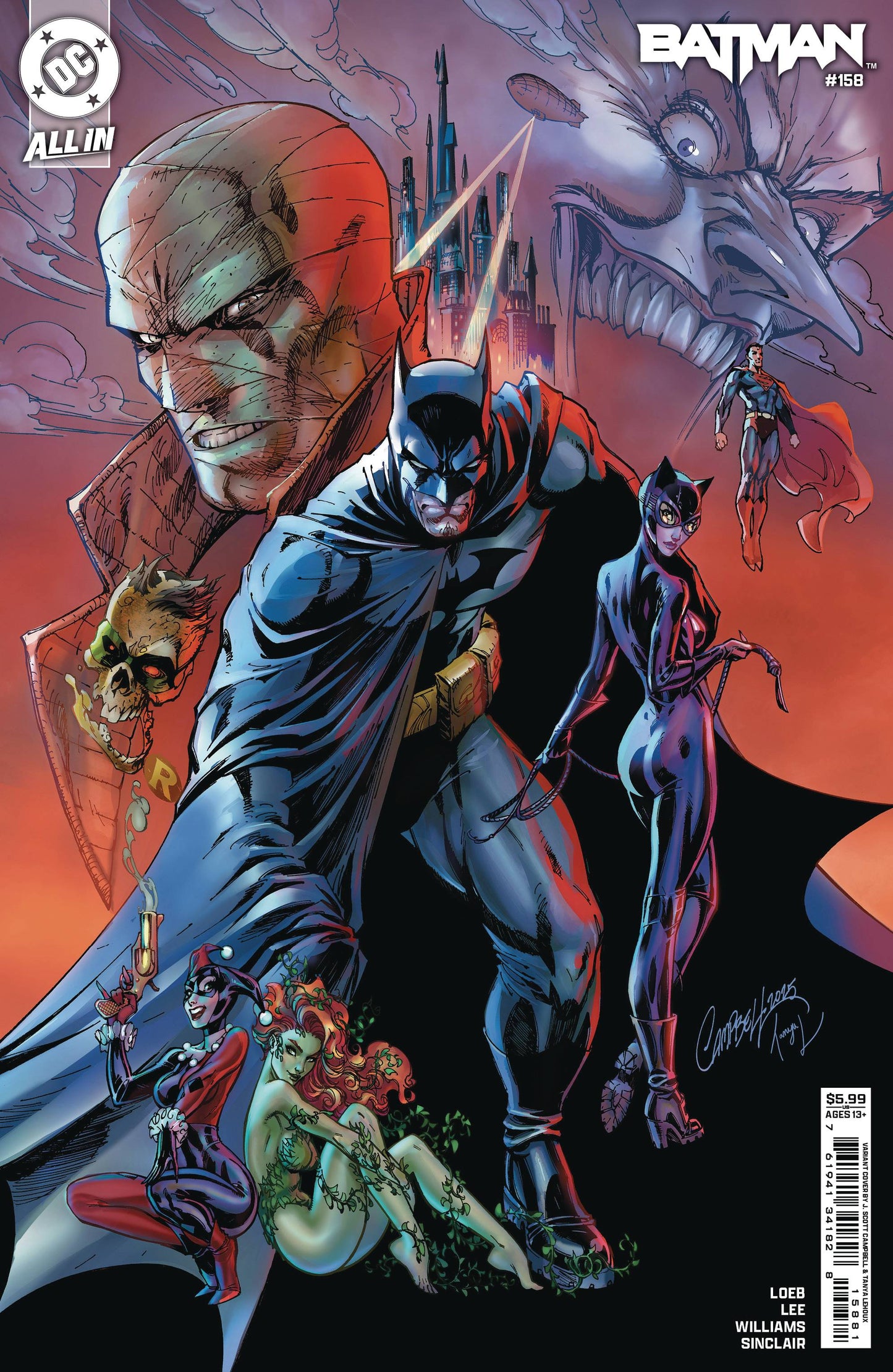 BATMAN #158 CVR D J SCOTT CAMPBELL