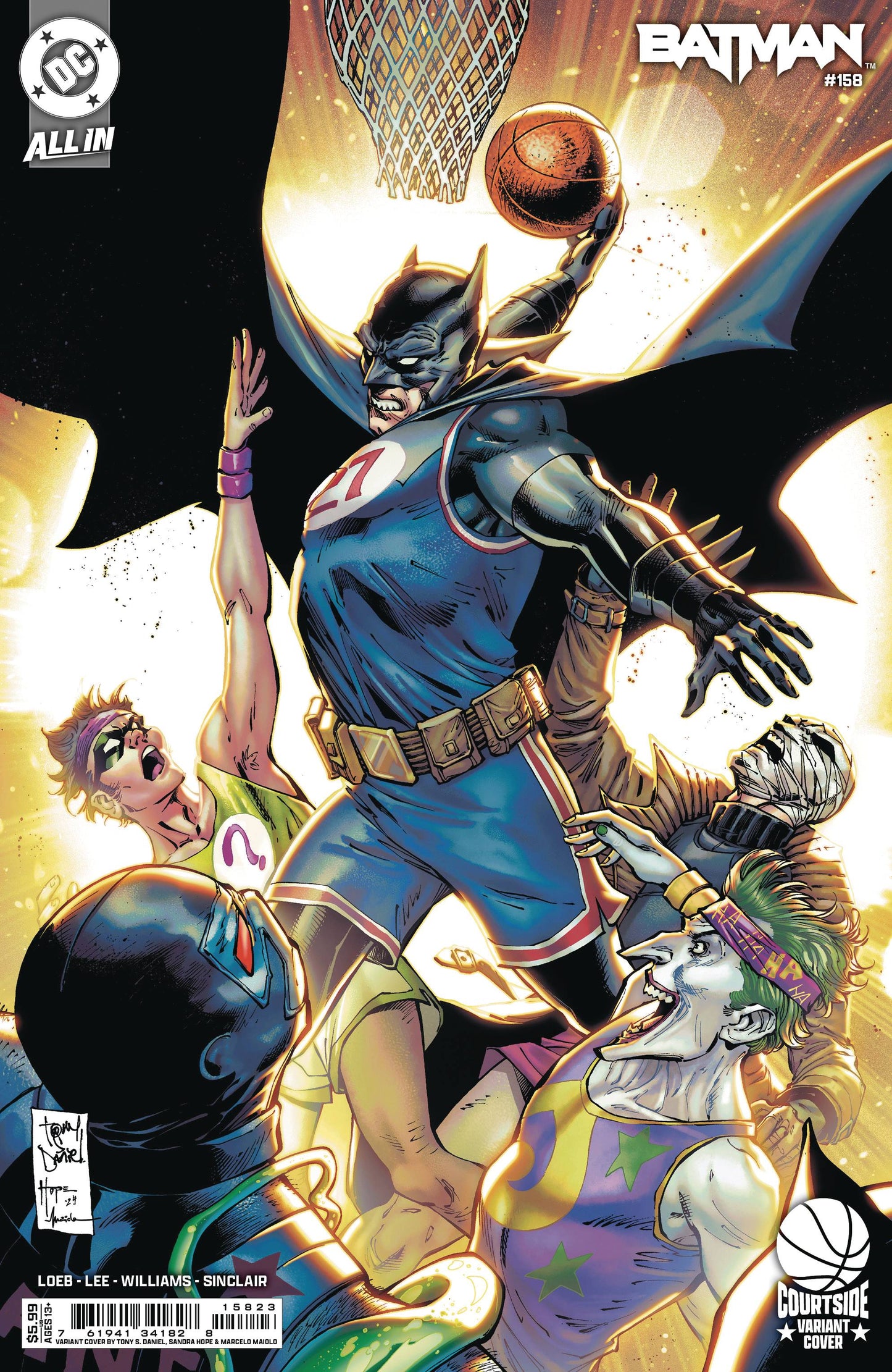 BATMAN #158 CVR G TONY S DANIEL COURTSIDE