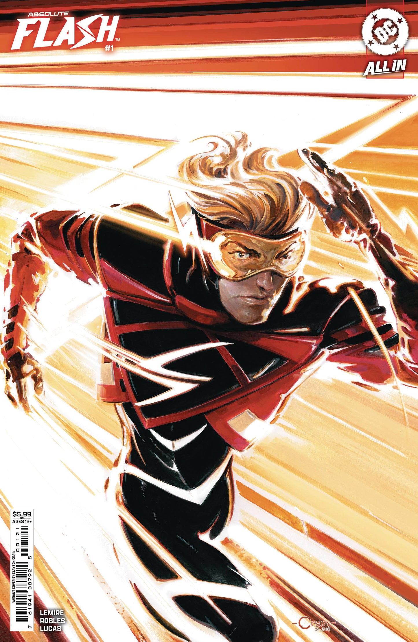 ABSOLUTE FLASH #1 CVR B CLAYTON CRAIN