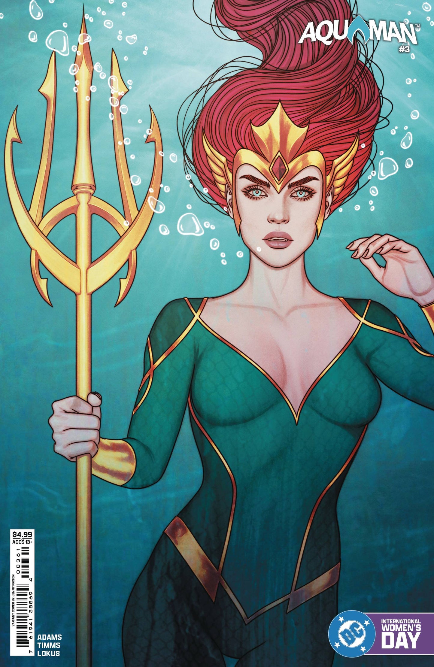 AQUAMAN #3 CVR E JENNY FRISON INTERNATIONAL WOMEN'S DAY