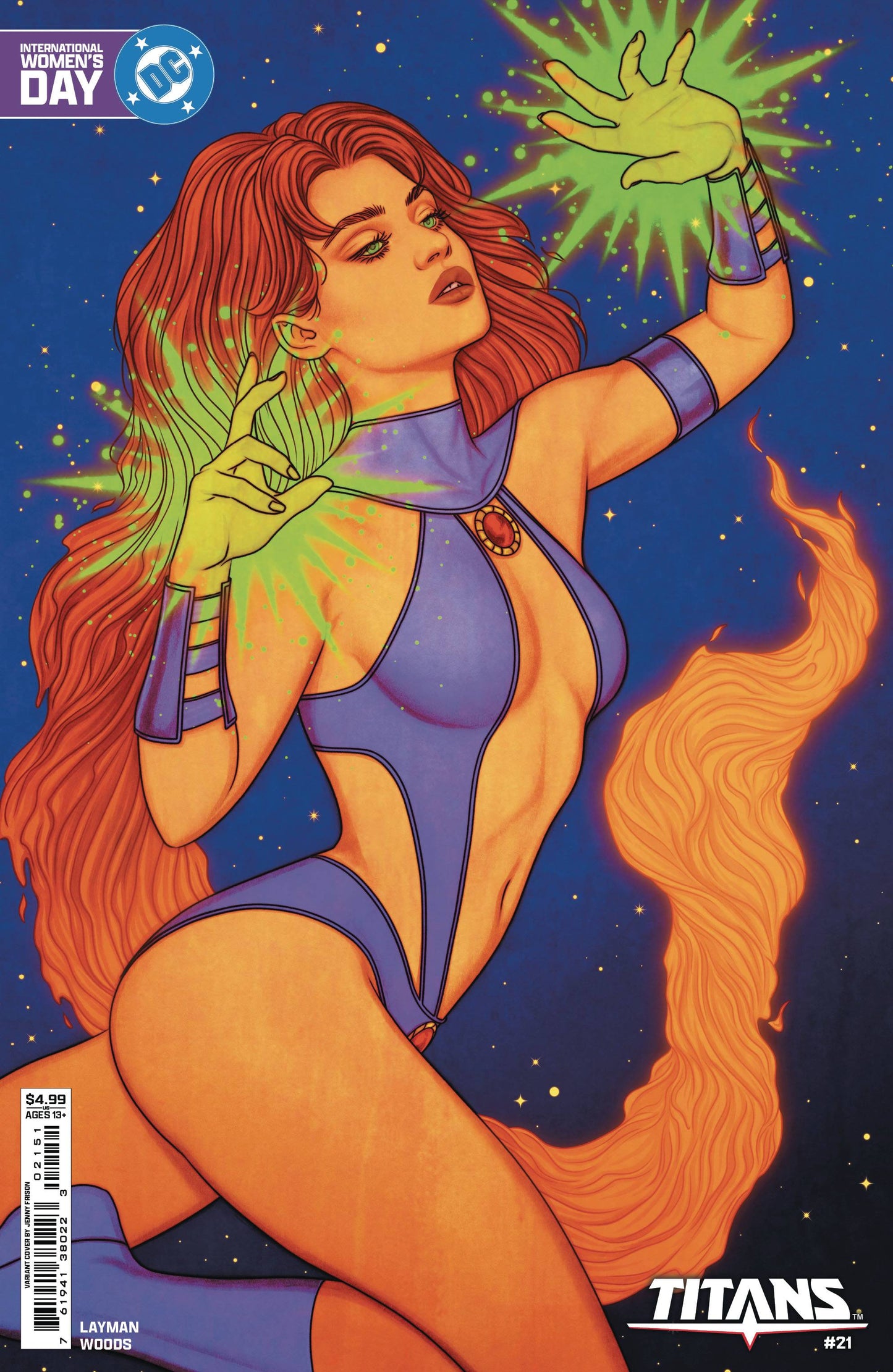 TITANS #21 CVR E JENNY FRISON INTERNATIONAL WOMENS DAY