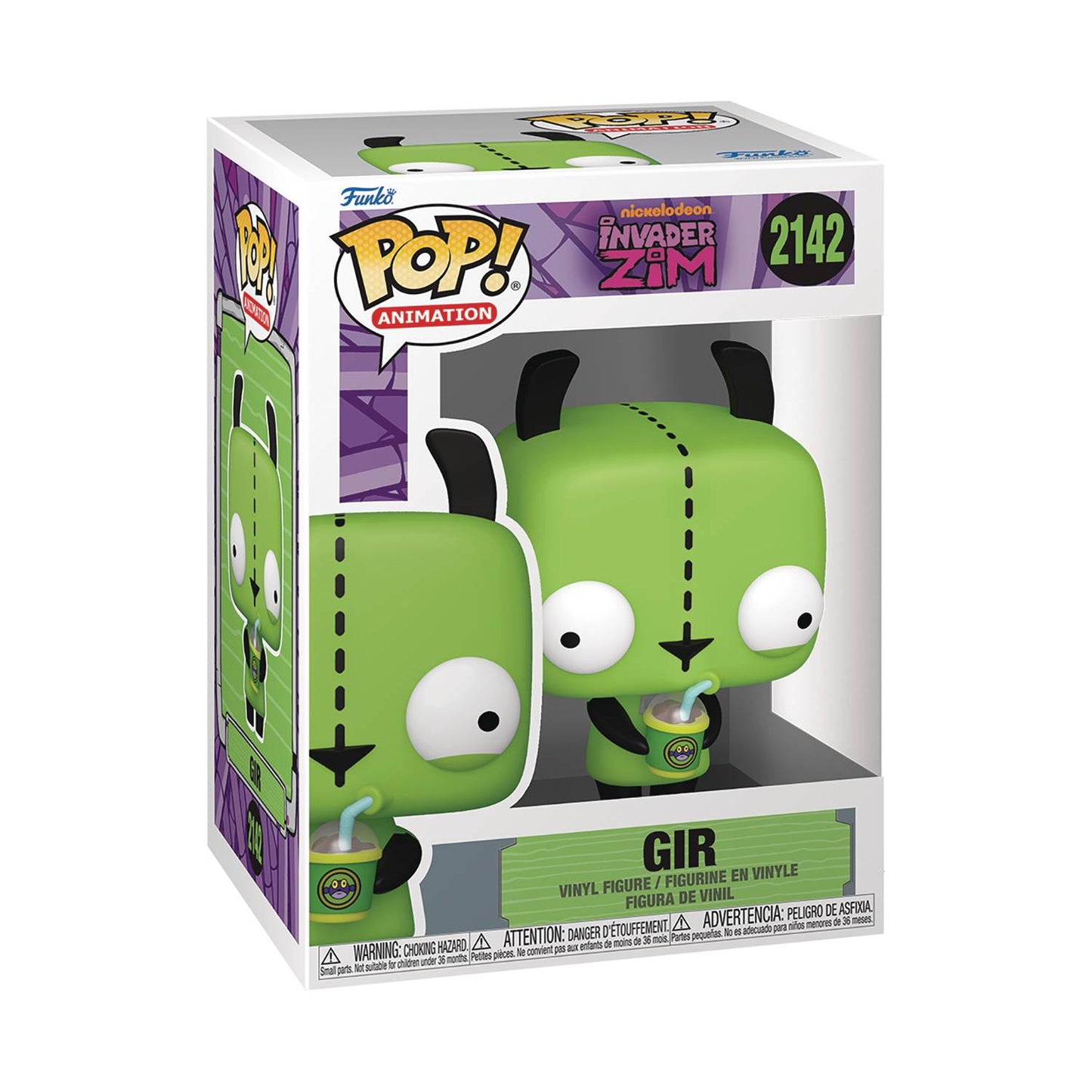 (PRE-ORDER) POP ANIMATION INVADER ZIM GIR FIG