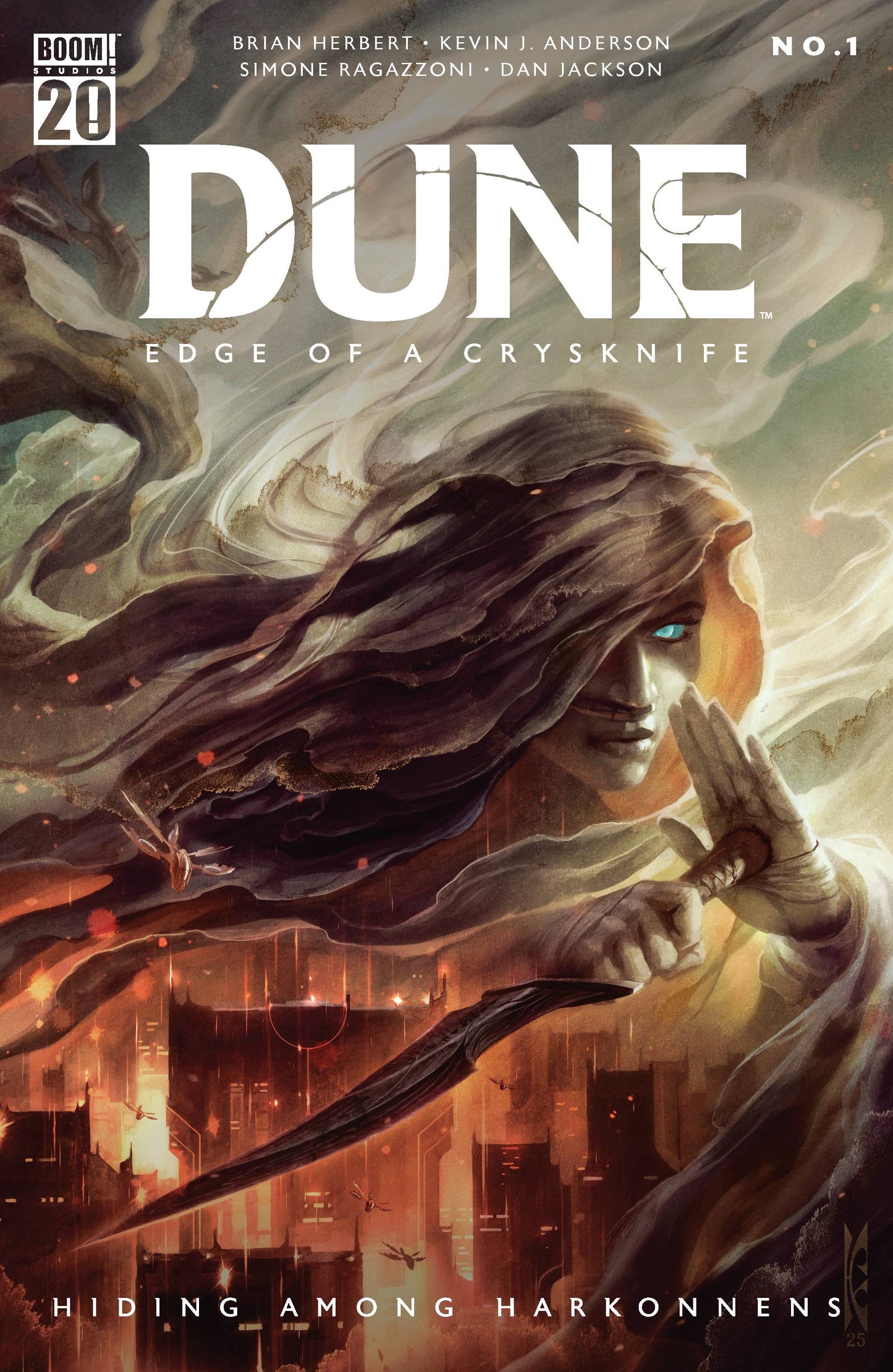 (PRE-ORDER) DUNE EDGE OF A CRYSKNIFE HIDING AMONG HARKONNENS #1 CVR A