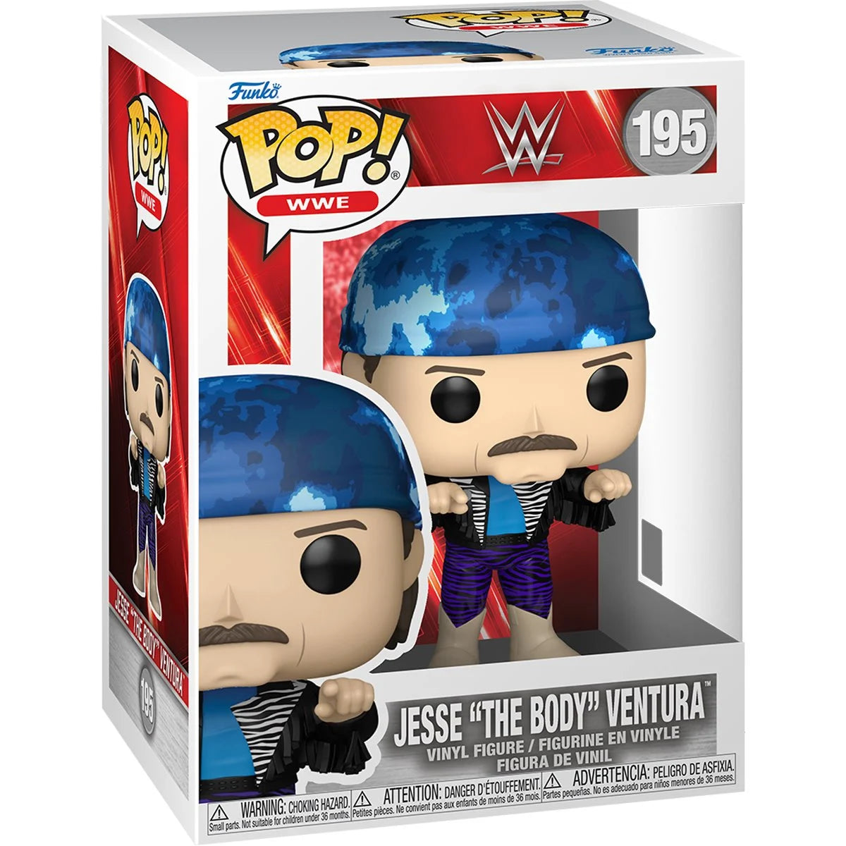 (PRE-ORDER) WWE Jesse "The Body" Ventura Funko Pop! Vinyl Figure #195