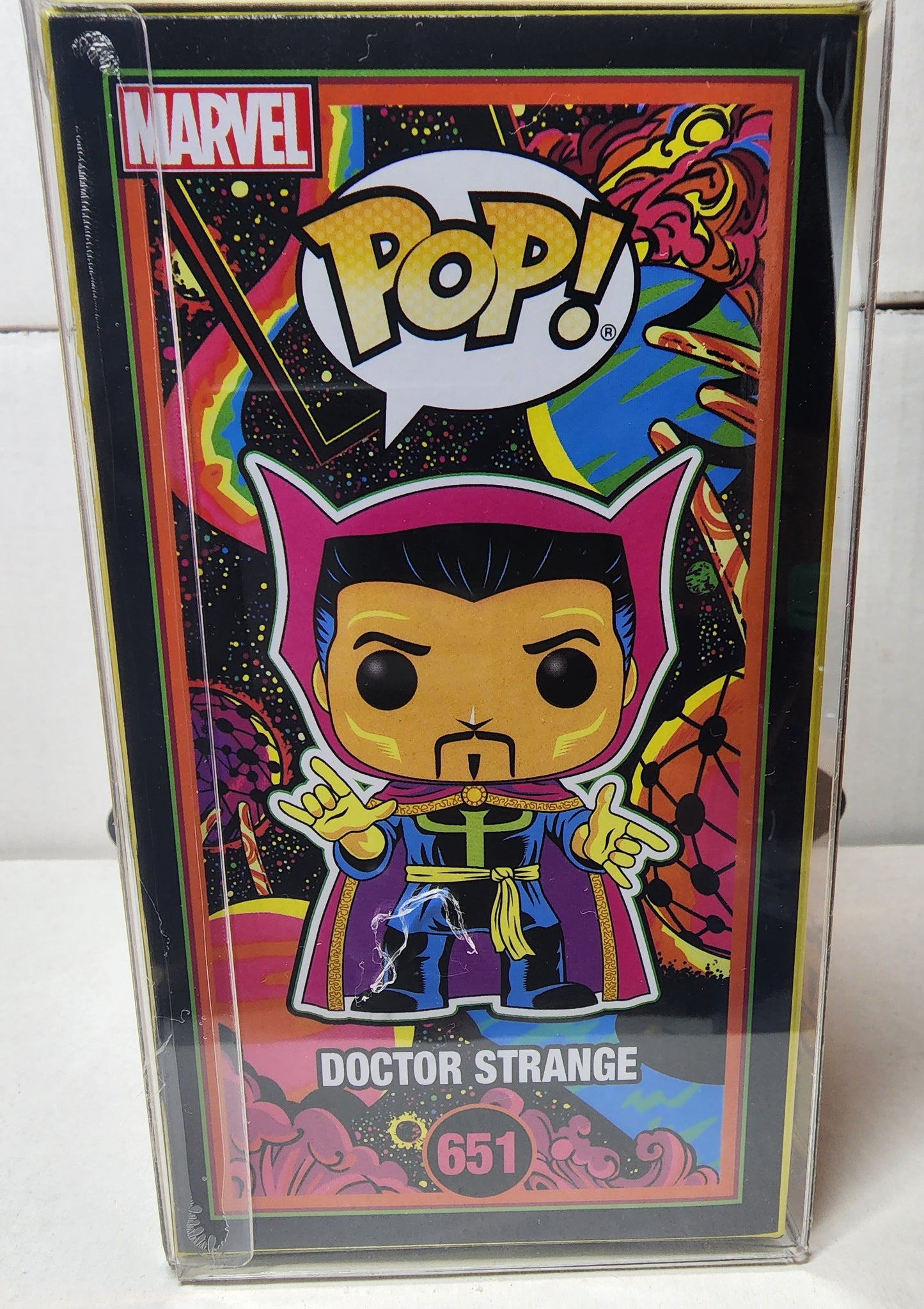 POP MARVEL DOCTOR STRANGE #651 BLACKLIGHT VINYL FIGURE