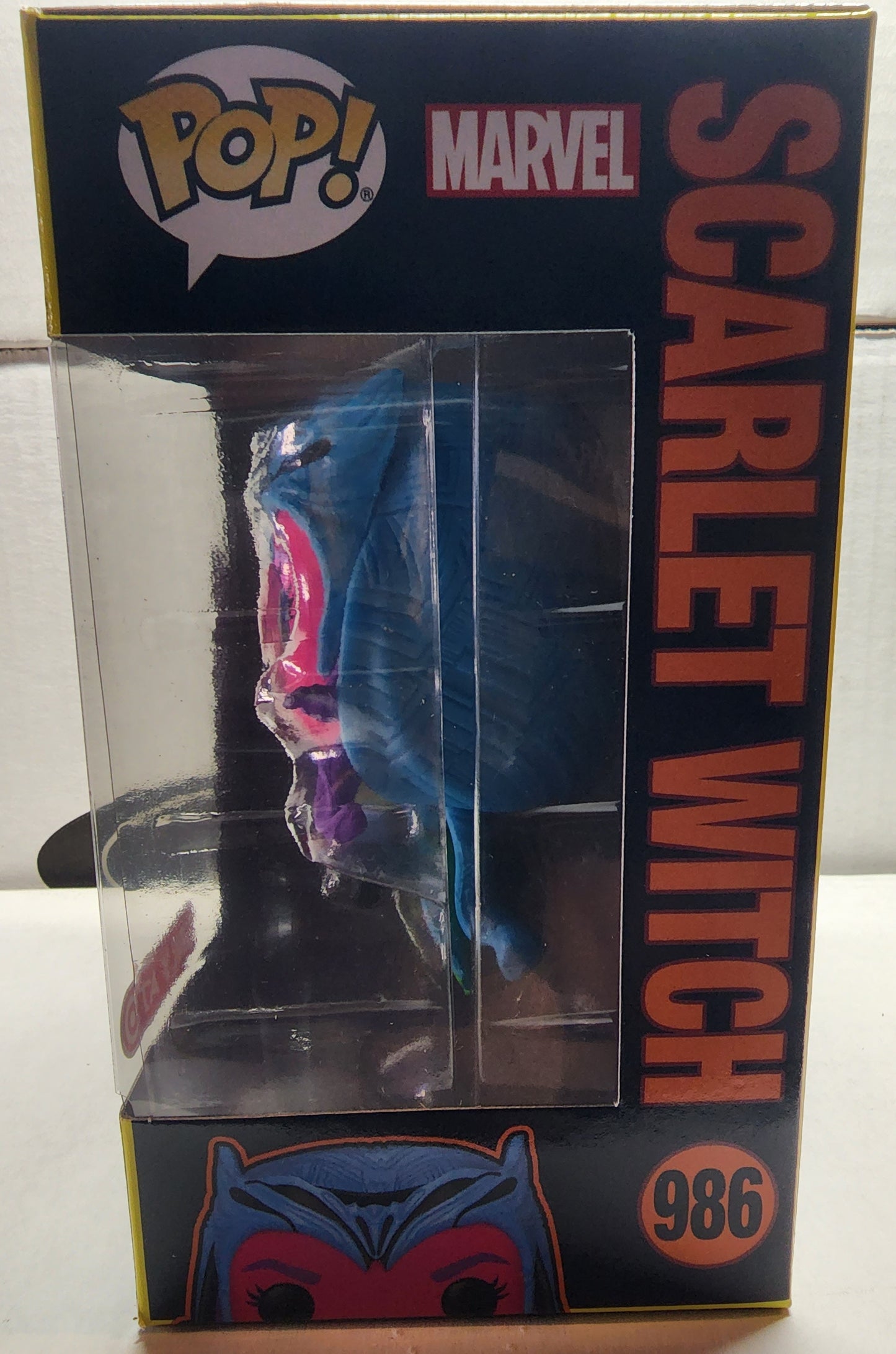 POP MARVEL WANDAVISION SCARLET WITCH #986 BLACKLIGHT VINYL FIGURE