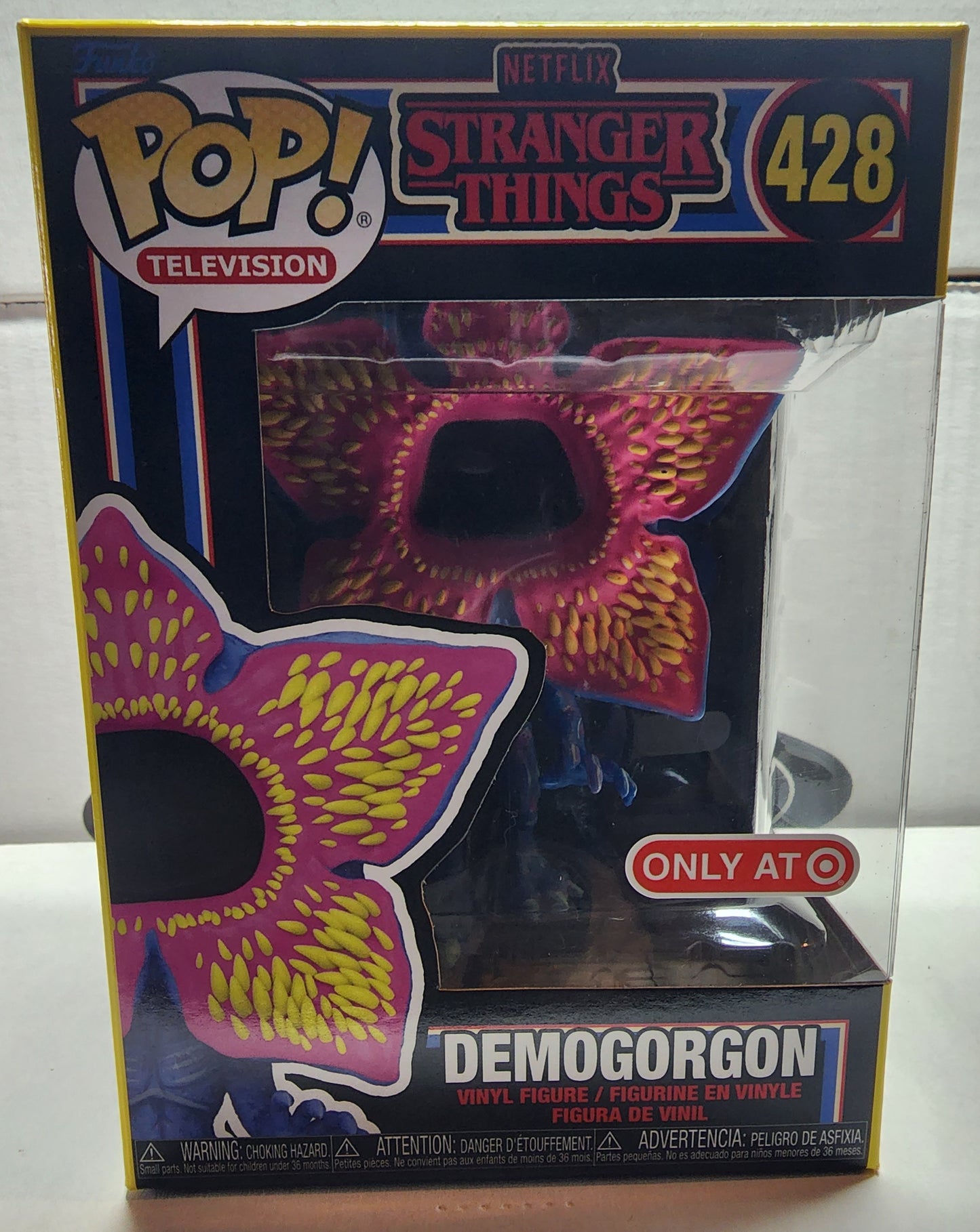 POP STRANGER THINGS DEMOGORGON #428 BLACKLIGHT VINYL FIGURE