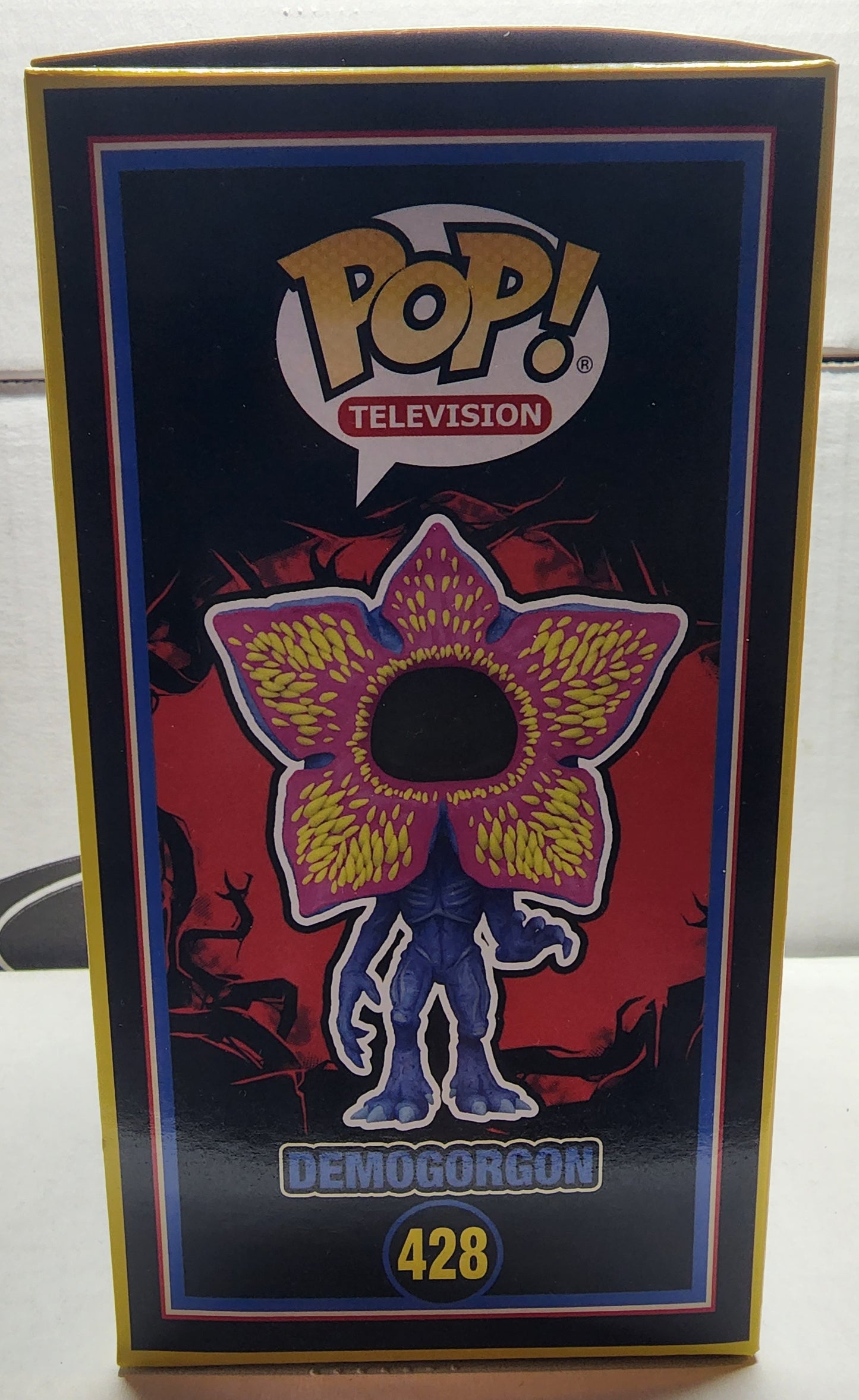 POP STRANGER THINGS DEMOGORGON #428 BLACKLIGHT VINYL FIGURE