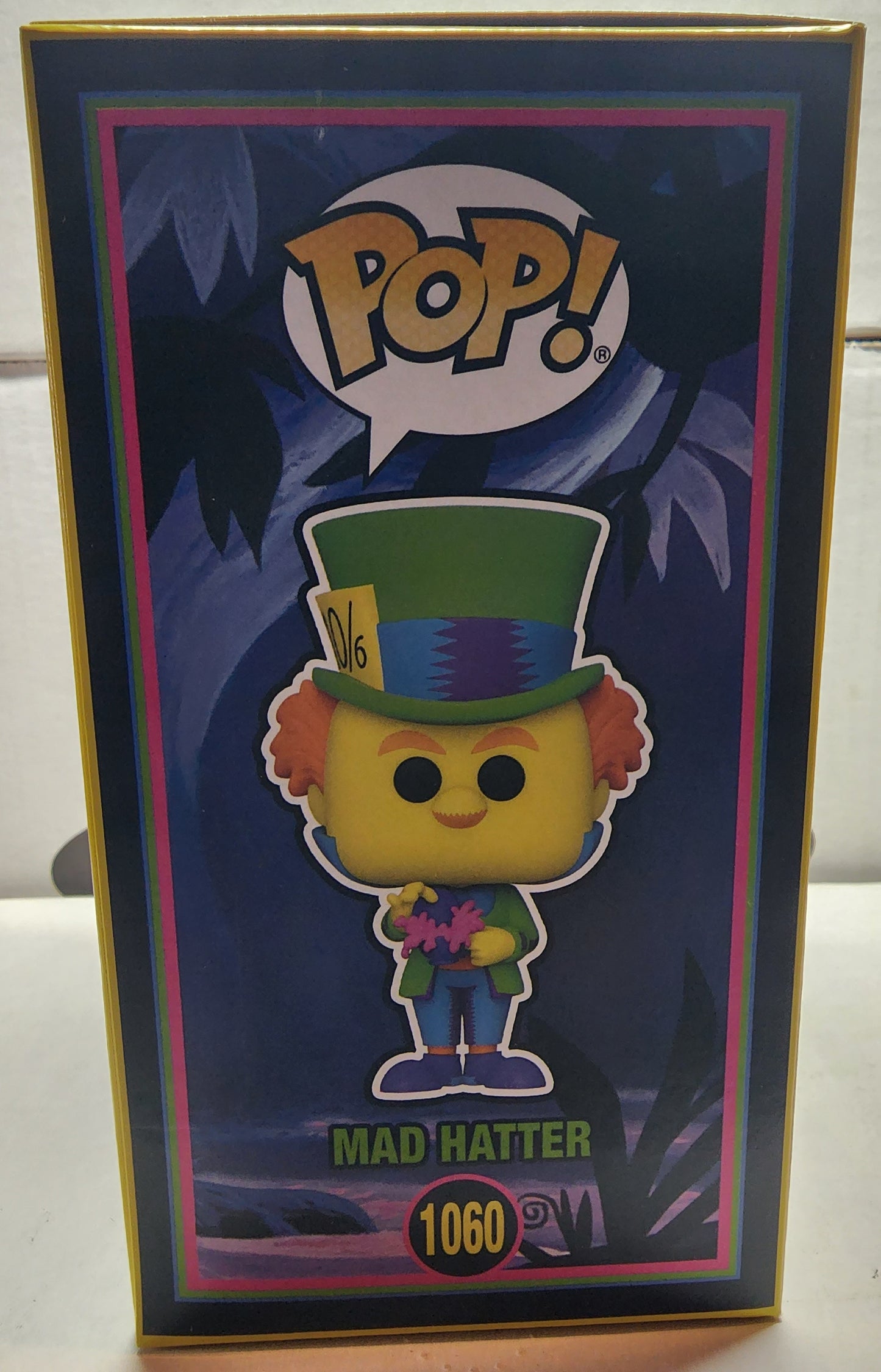 POP ALICE IN WONDERLAND MAD HATER #1060 BLACKLIGHT VINYL FIGURE