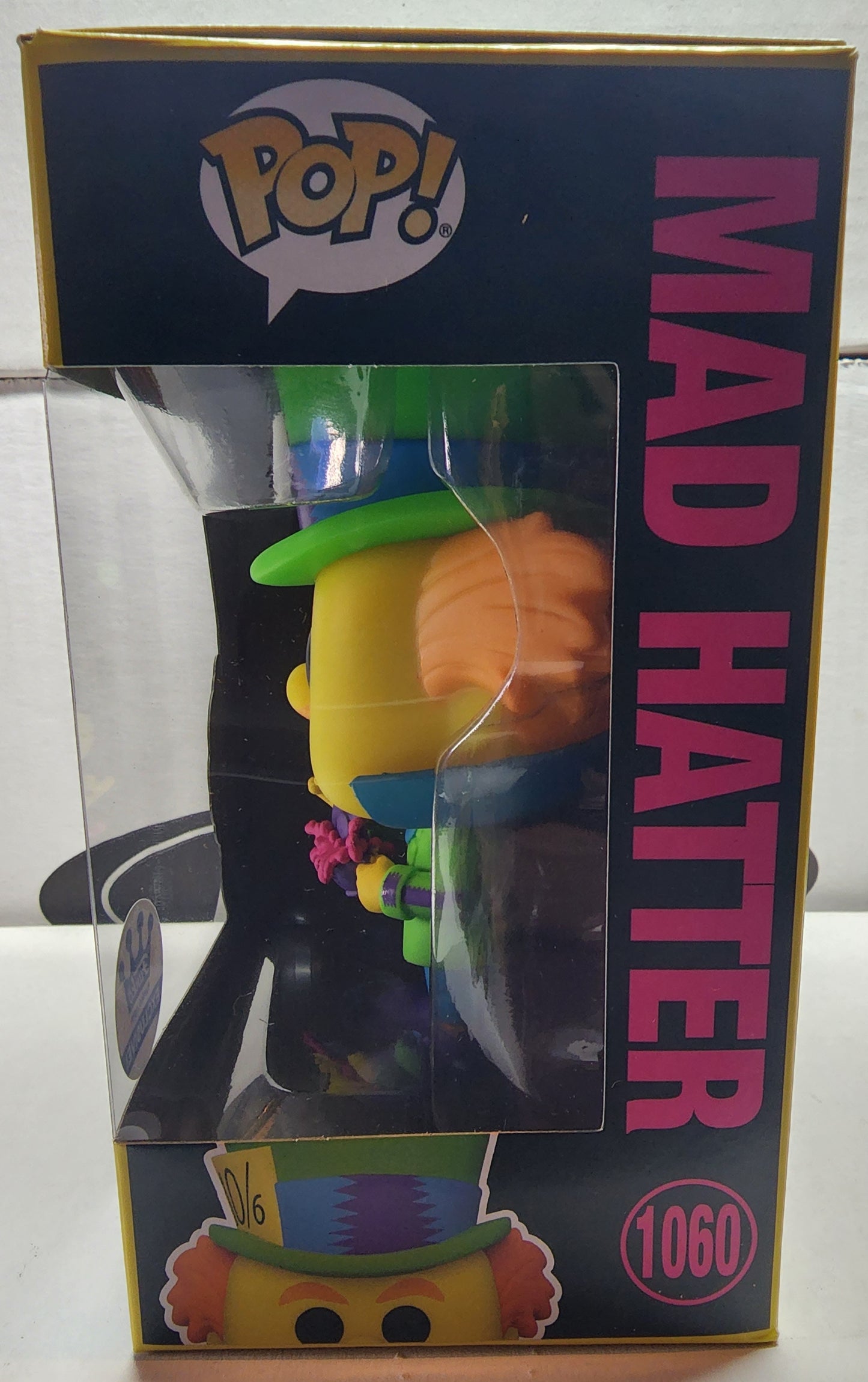 POP ALICE IN WONDERLAND MAD HATER #1060 BLACKLIGHT VINYL FIGURE