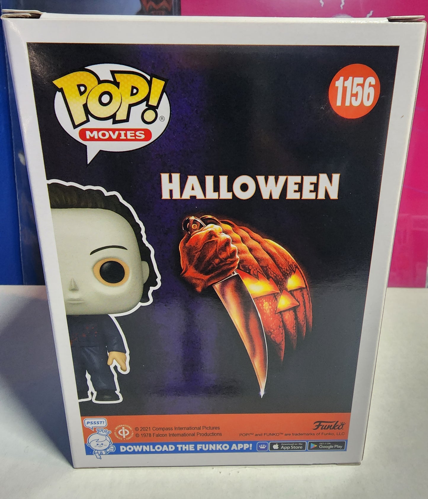 POP MOVIES HALLOWEEN MICHAEL MYERS #1156 VINYL FIGURE