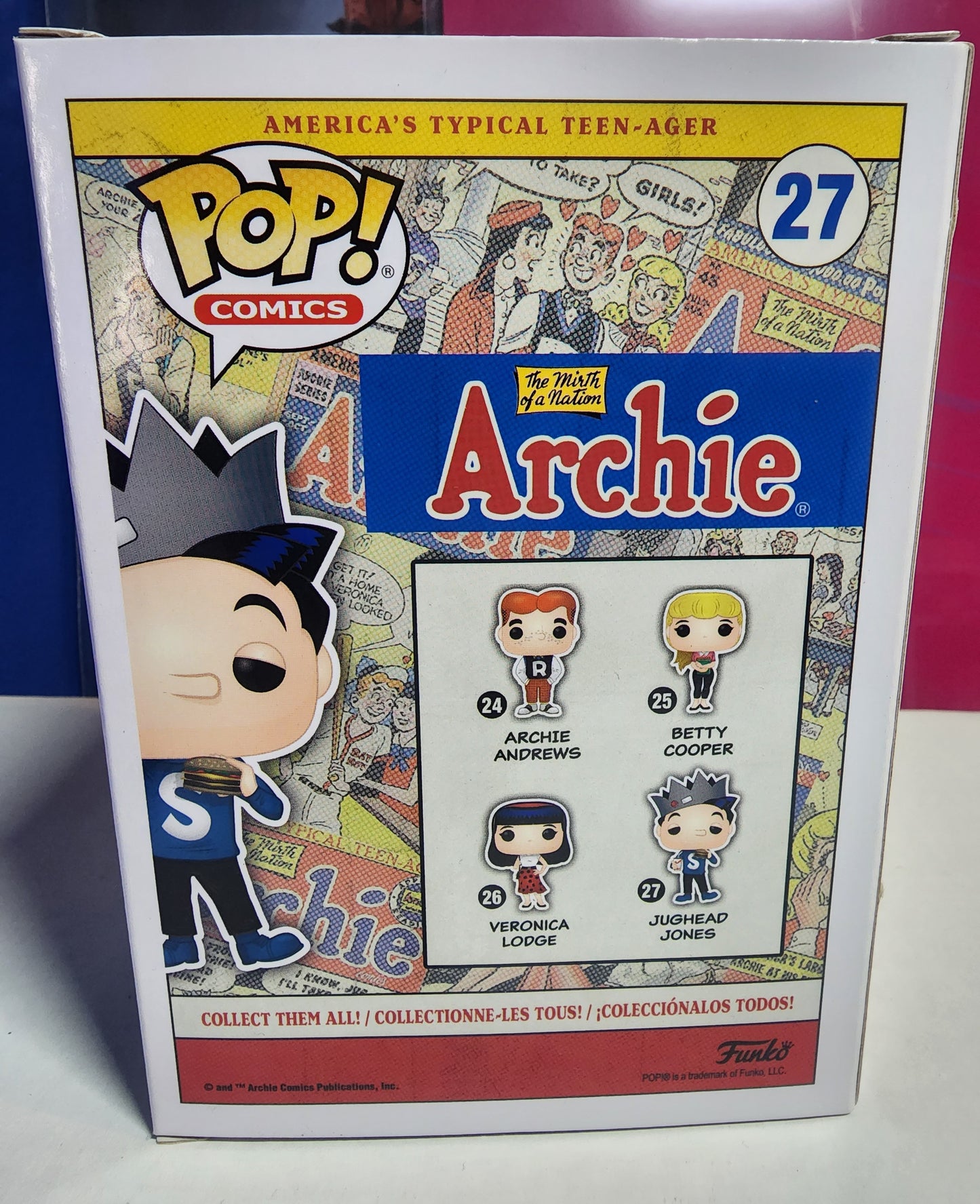 POP COMICS ARCHIE JUGHEAD JONES #27 VINYL FIGURE