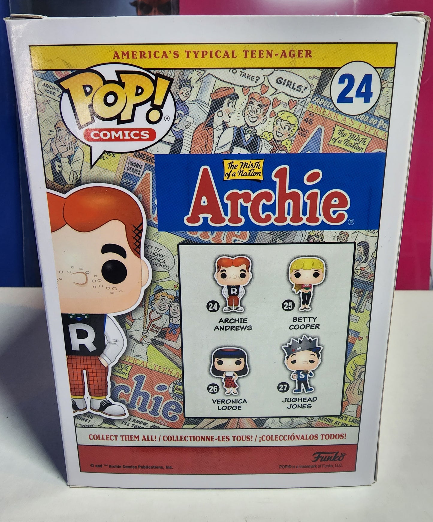 POP COMICS ARCHIE ARCHIE ANDREWS #24 VINYL FIGURE