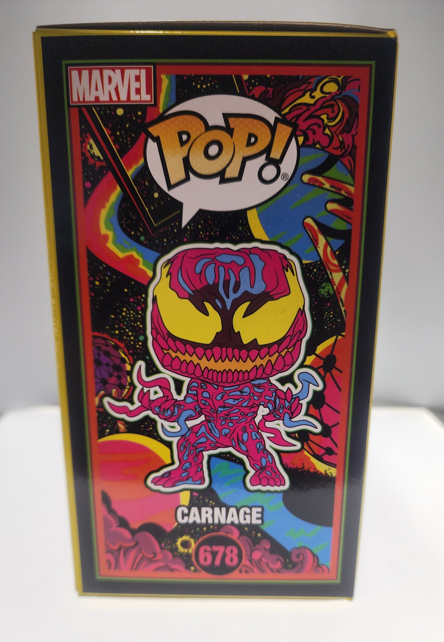 POP MARVEL CARNAGE #678 BLACKLIGHT VINYL FIGURE