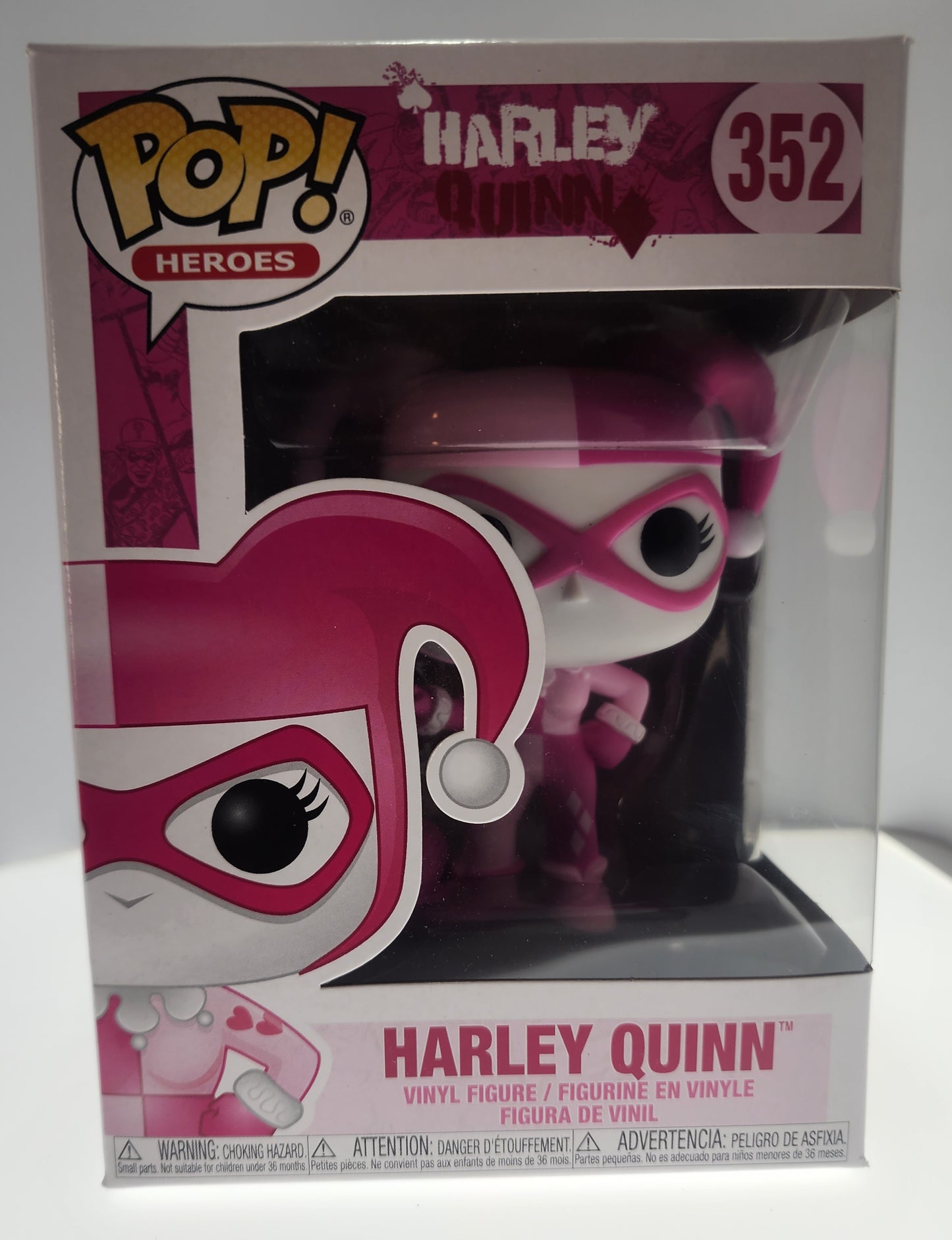 POP HEROES DC COMICS HARLEY QUINN #352 VINYL FIGURE